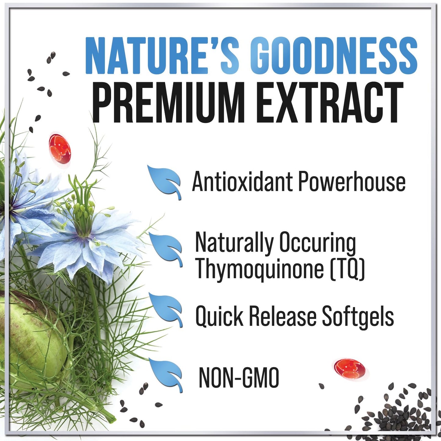 Hello Lovely! Black Cumin Seed Oil 1000mg Softgels, 120 Count