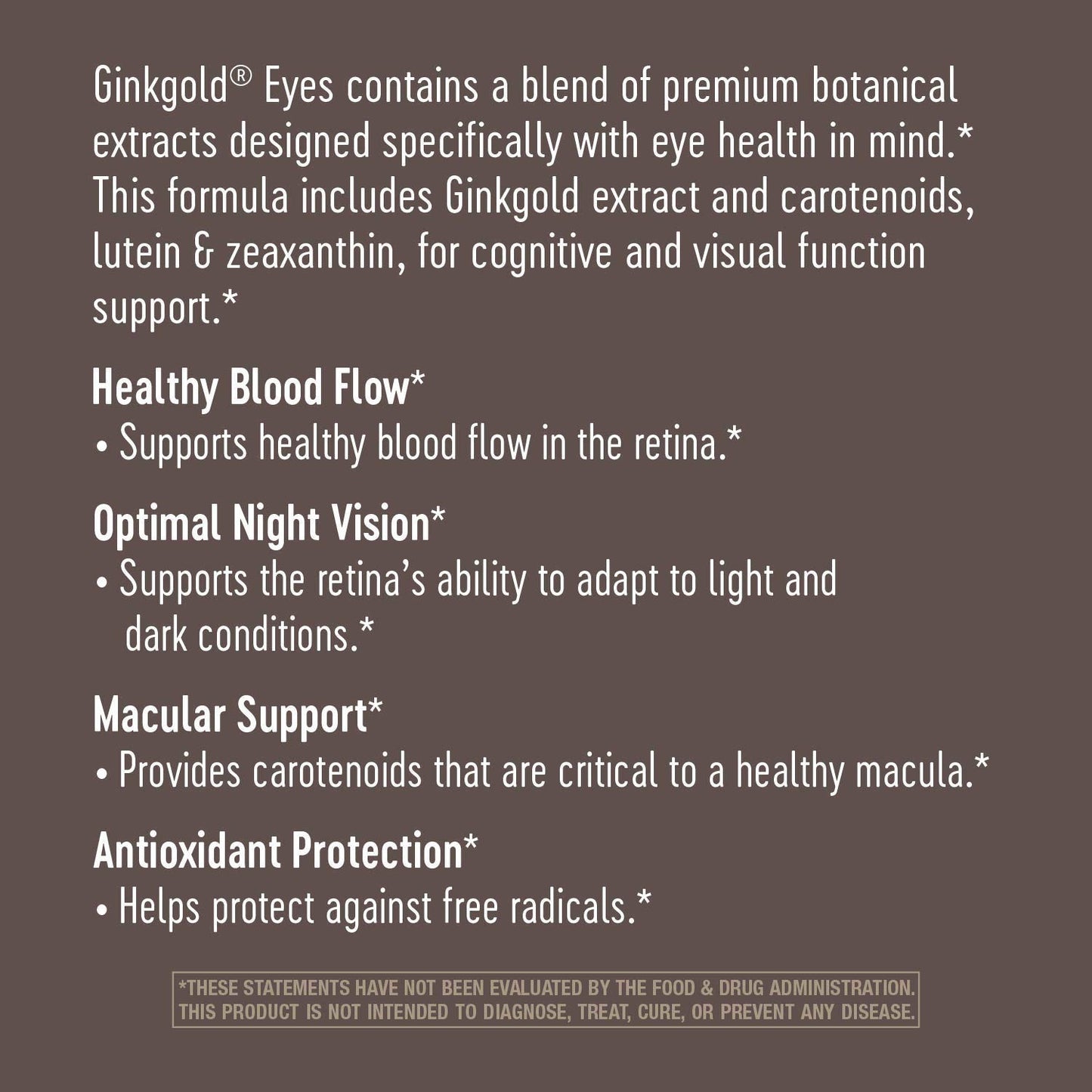 Nature's Way Ginkgold Eyes 240 Tablets