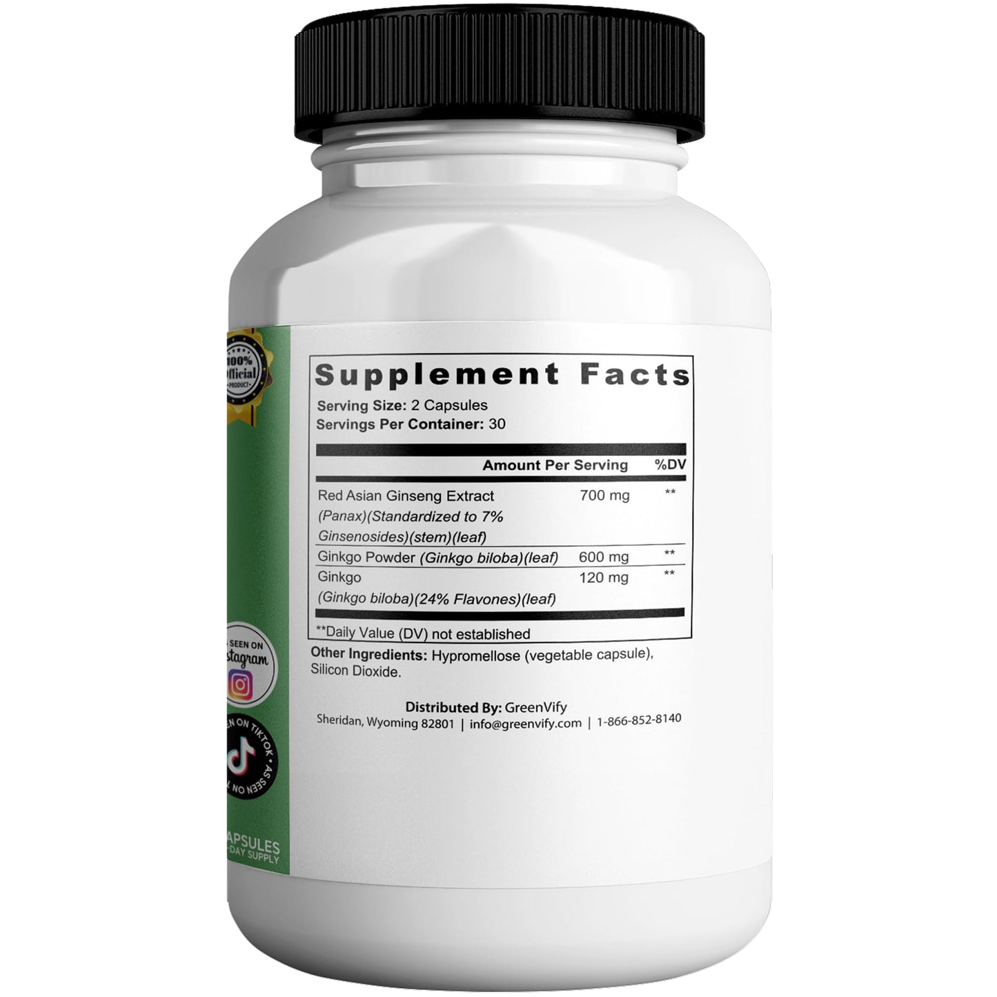 GREENVIFY VertiClear Ultra Dietary Supplement Capsule, 60 Capsules