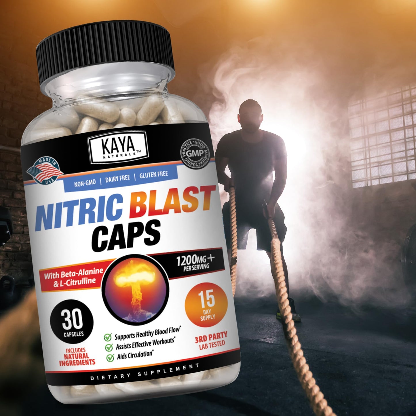 Kaya Naturals Nitric Blast Capsule 30 Count