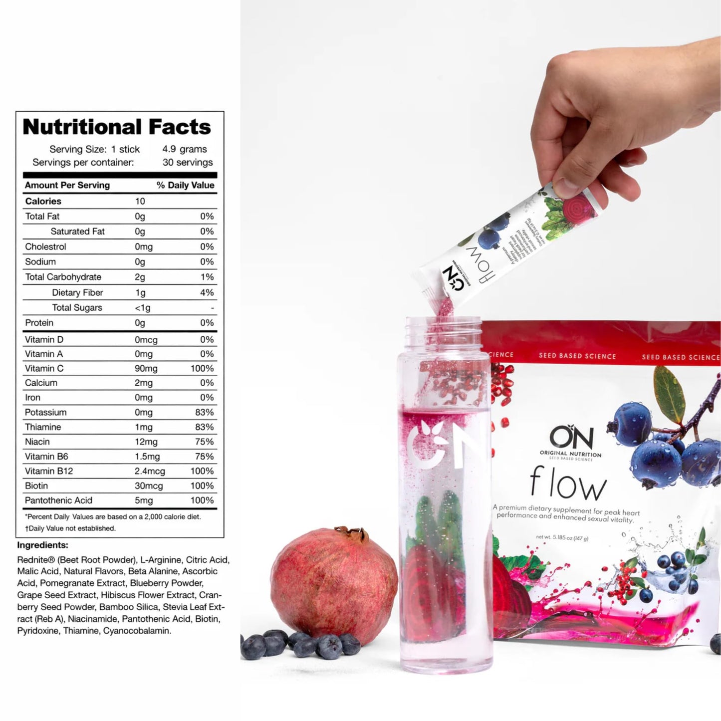 Original Nutrition Beet Root & Pomegranate Powder 5.1