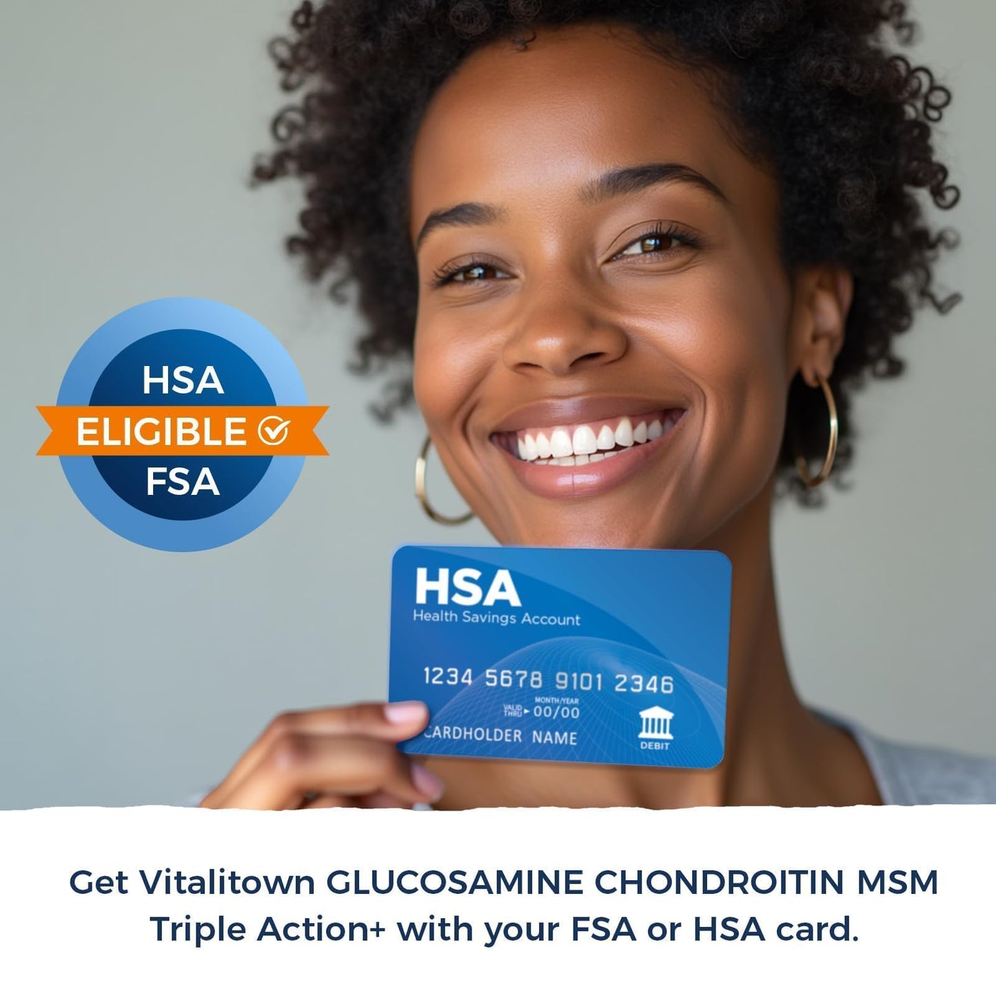 Vitalitown Glucosamine Chondroitin MSM Tablet, 90 Tablets