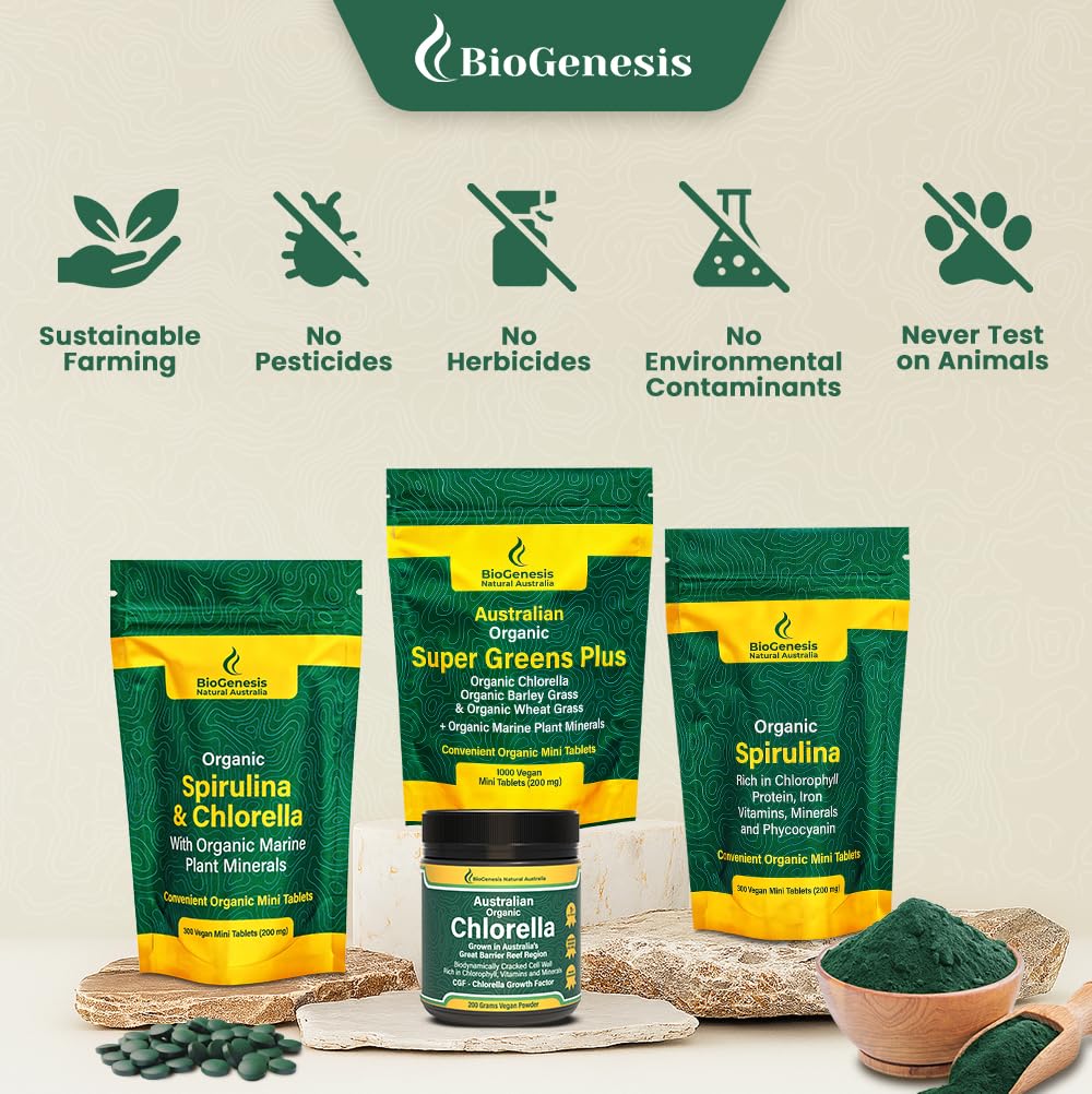 Biogenesis SuperGreens Plus Tablets 300 Count