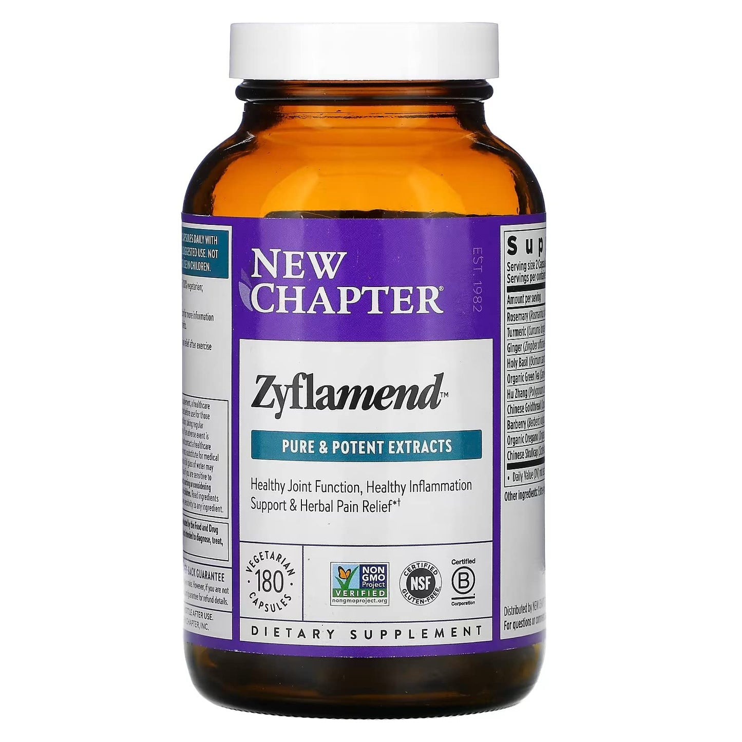 New Chapter Zyflamend + Turmeric Capsules, 540 Count