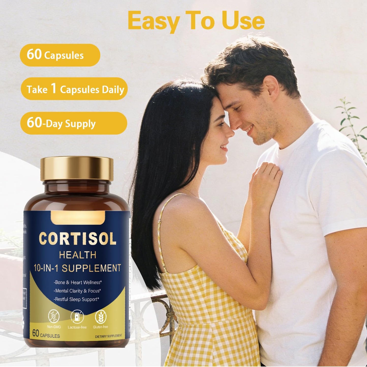 SERSANVE Cortisol Manager & Stress Support Supplement with Ashwagandha Gummy 60