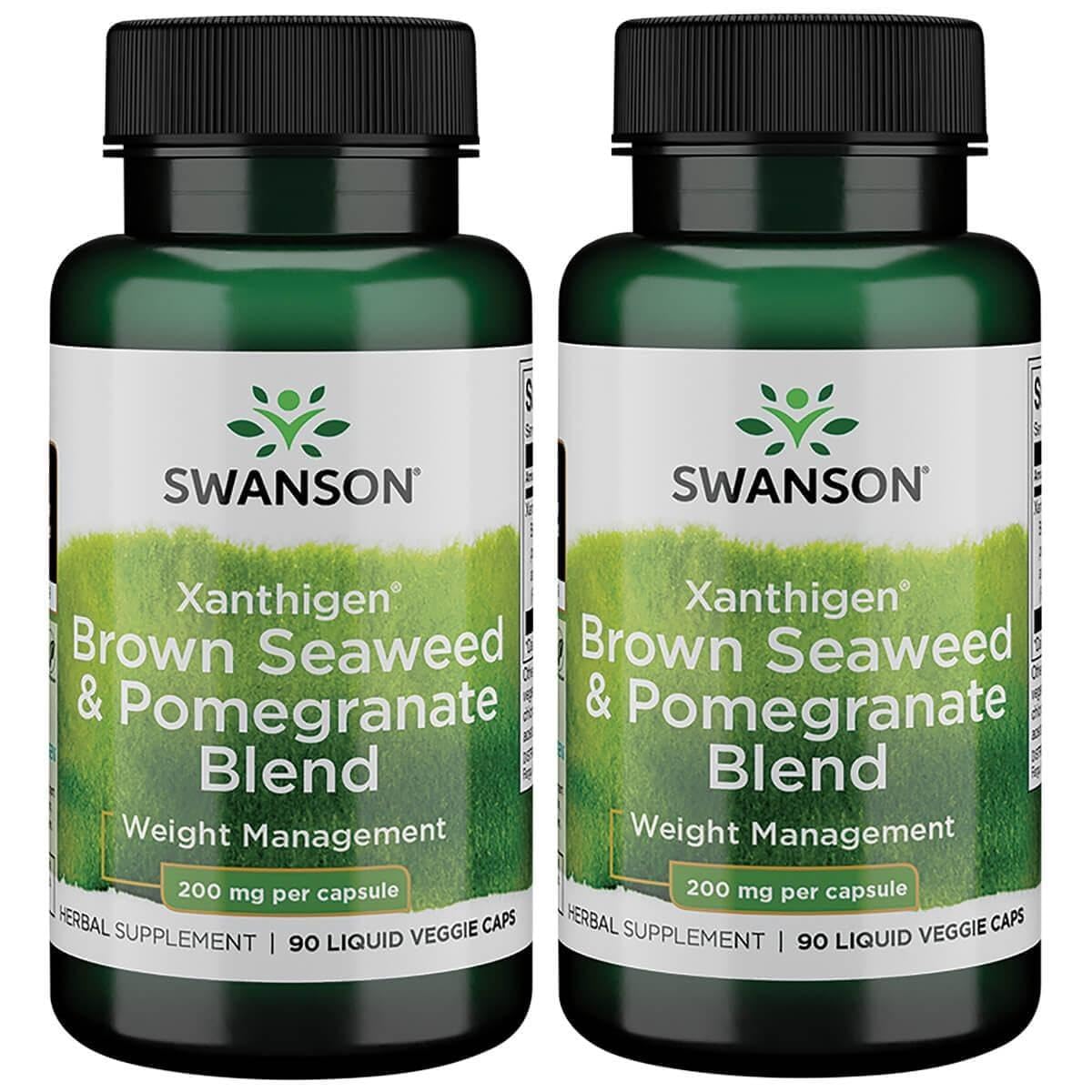 Swanson Ultra Xanthigen Brown Seaweed & Pomegranate Blend 200 mg Liquid Vegan Capsules 180