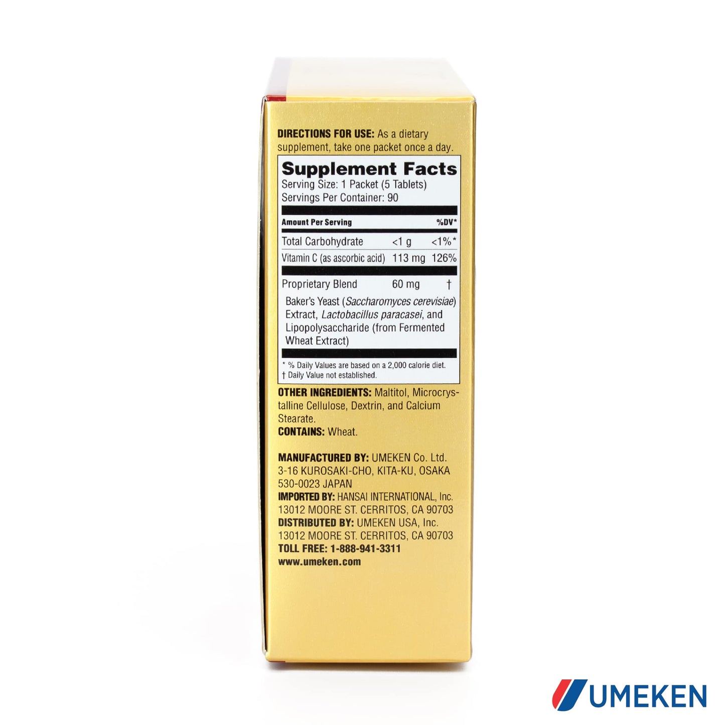 Umeken Lipopo Tablets, 90 Count