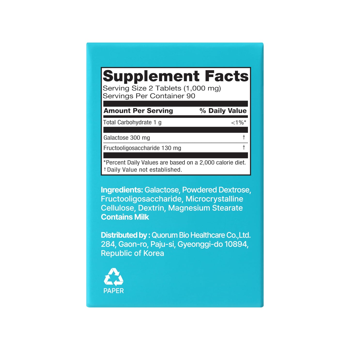 QSI-Lacto Original Tablet, 2-Count