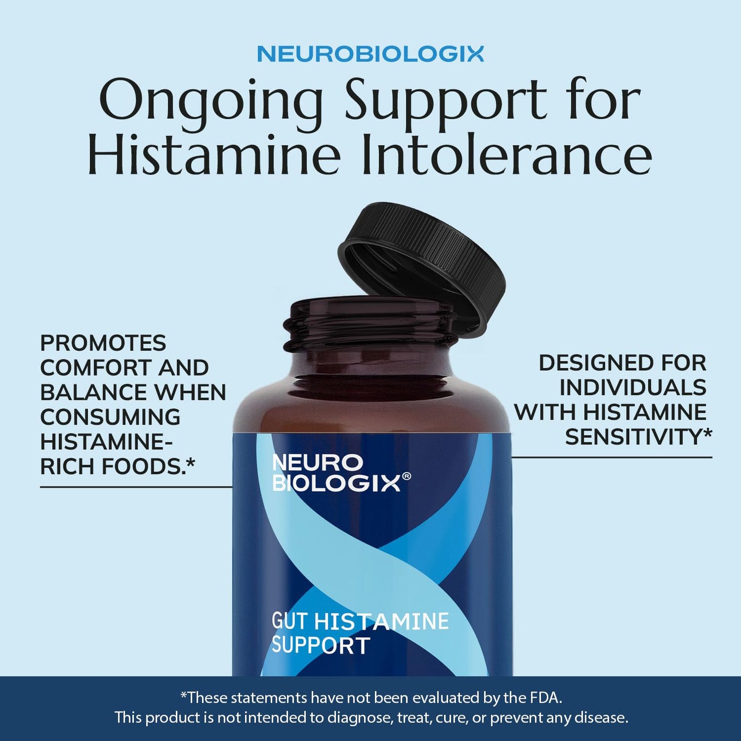 Neurobiologix Gut Histamine Support Supplement Capsule, 60 Count