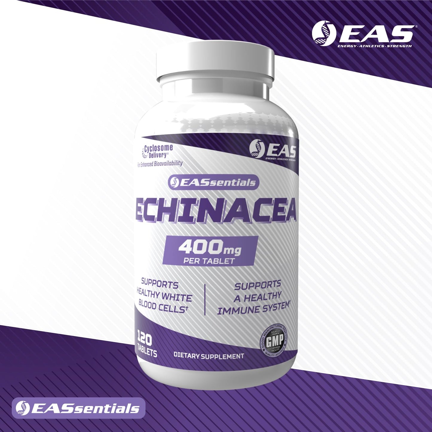 Experimental and Applied Sciences Echinacea 400mg Tablets, 120 Count