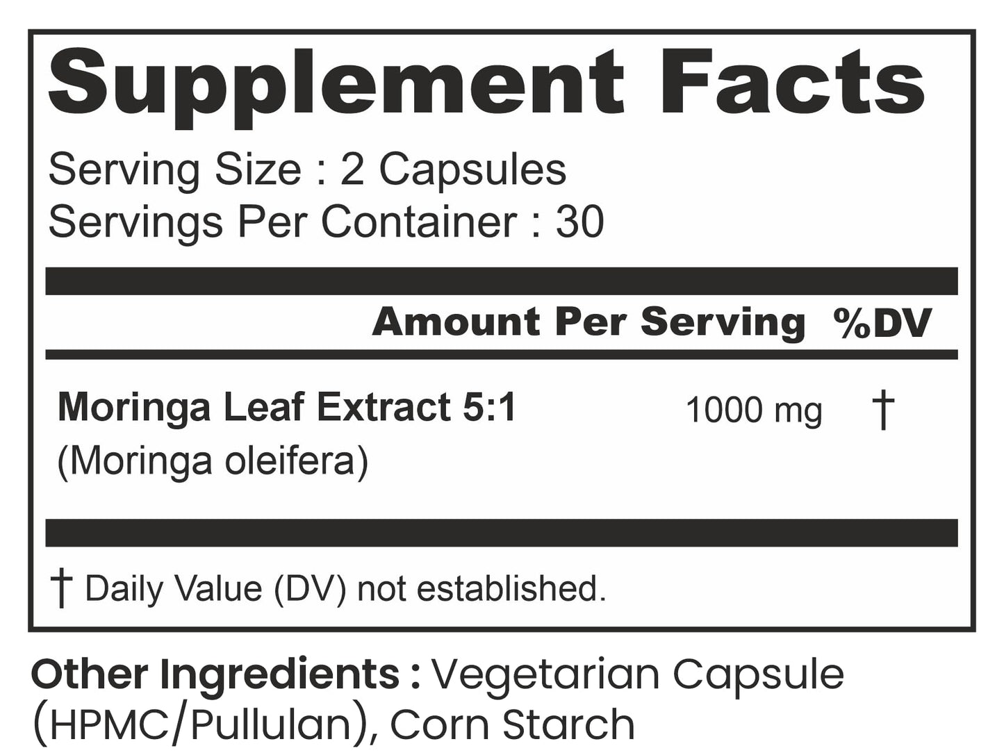 MORA IMPEX Moringa Oleifera 120 Capsules