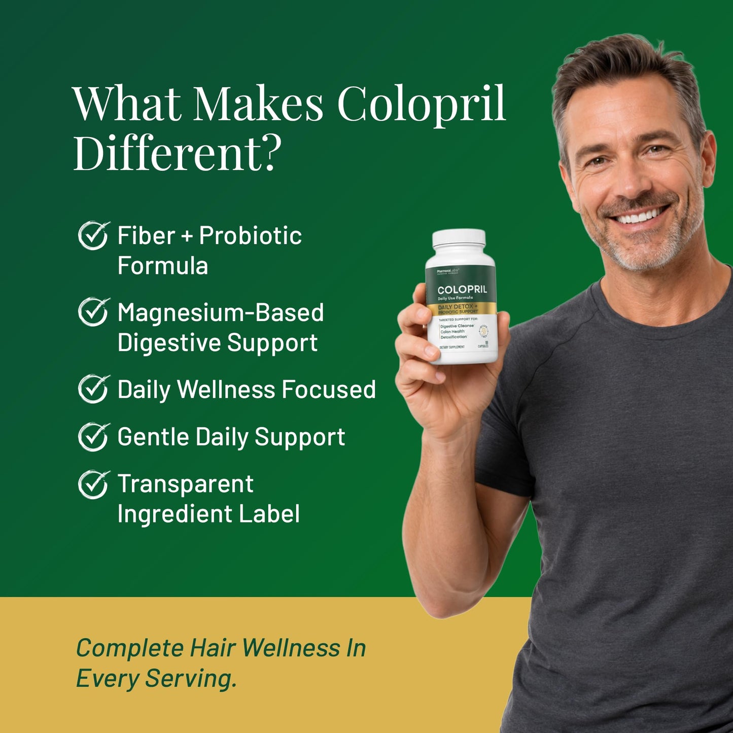 Colopril Colon Cleanse Dietary Supplement Capsule 90 Count