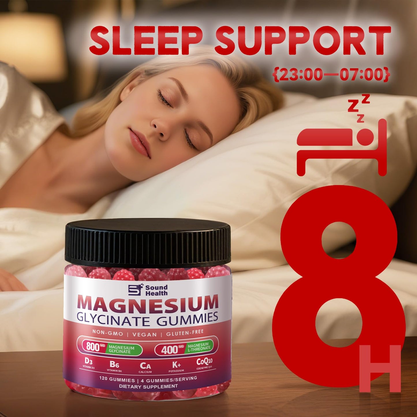 DailyWhole Magnesium Glycinate Capsules, 120 Count