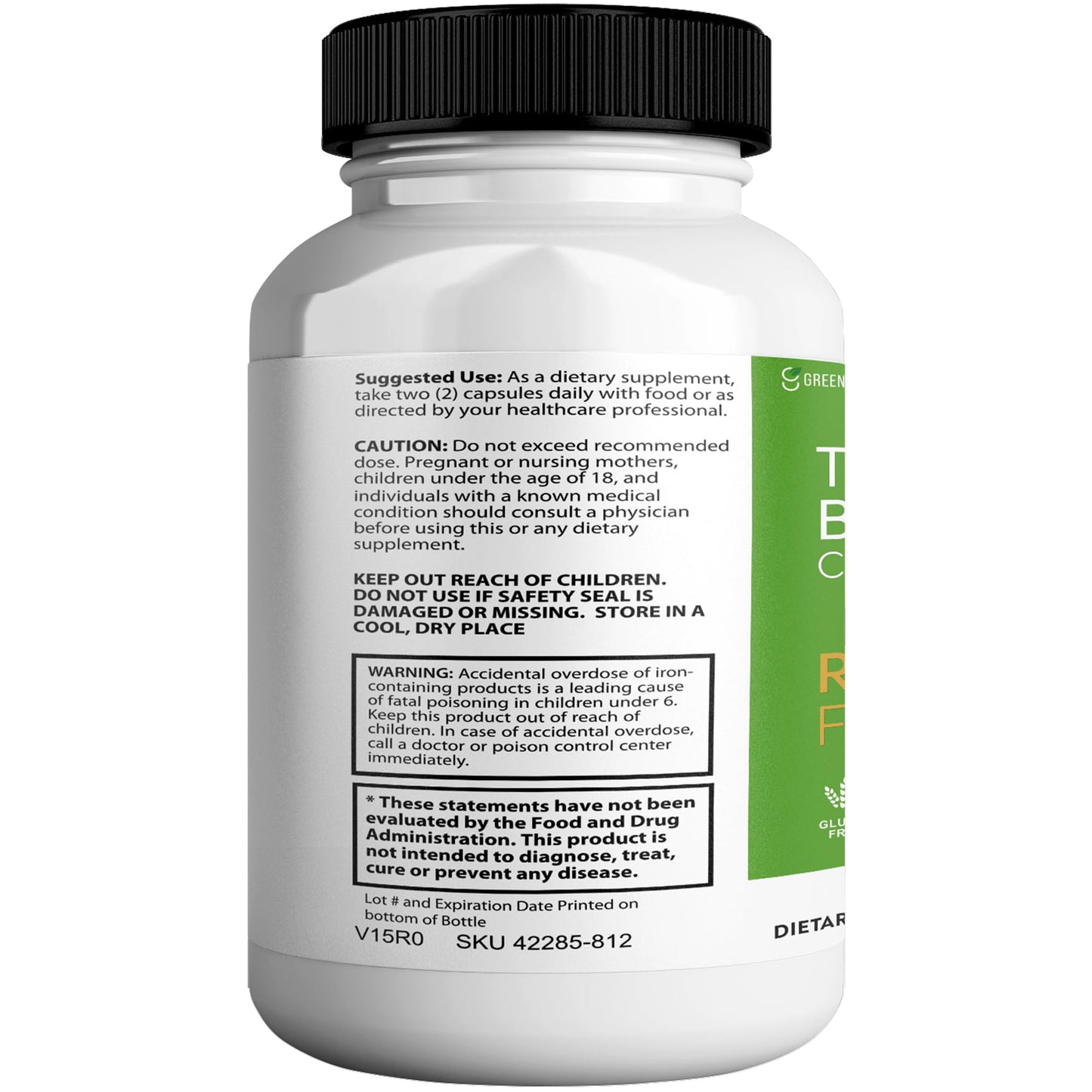 GREENVIFY Total Brain Boost Brain Support Supplement Capsule 120 Count