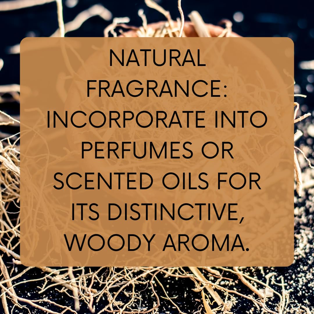 ARCHIE ENTERPRISE mGanna 100% Natural Vetiver/Vetiveria Zizanioides/Khus Root Powder for Ayurvedic, Herbal, and Cosmetic Formulations, 8 Ounce
