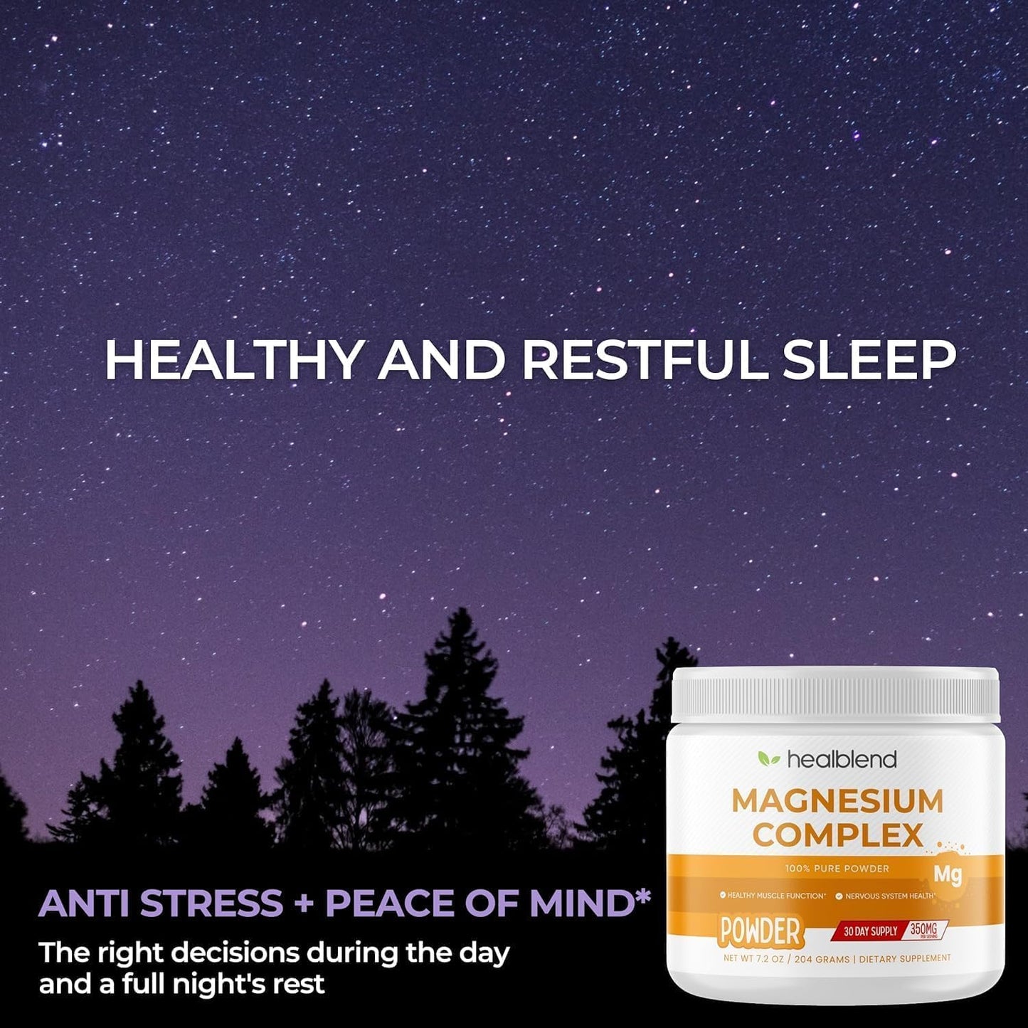 Healblend Magnesium Complex Powder 0.45 Ounce