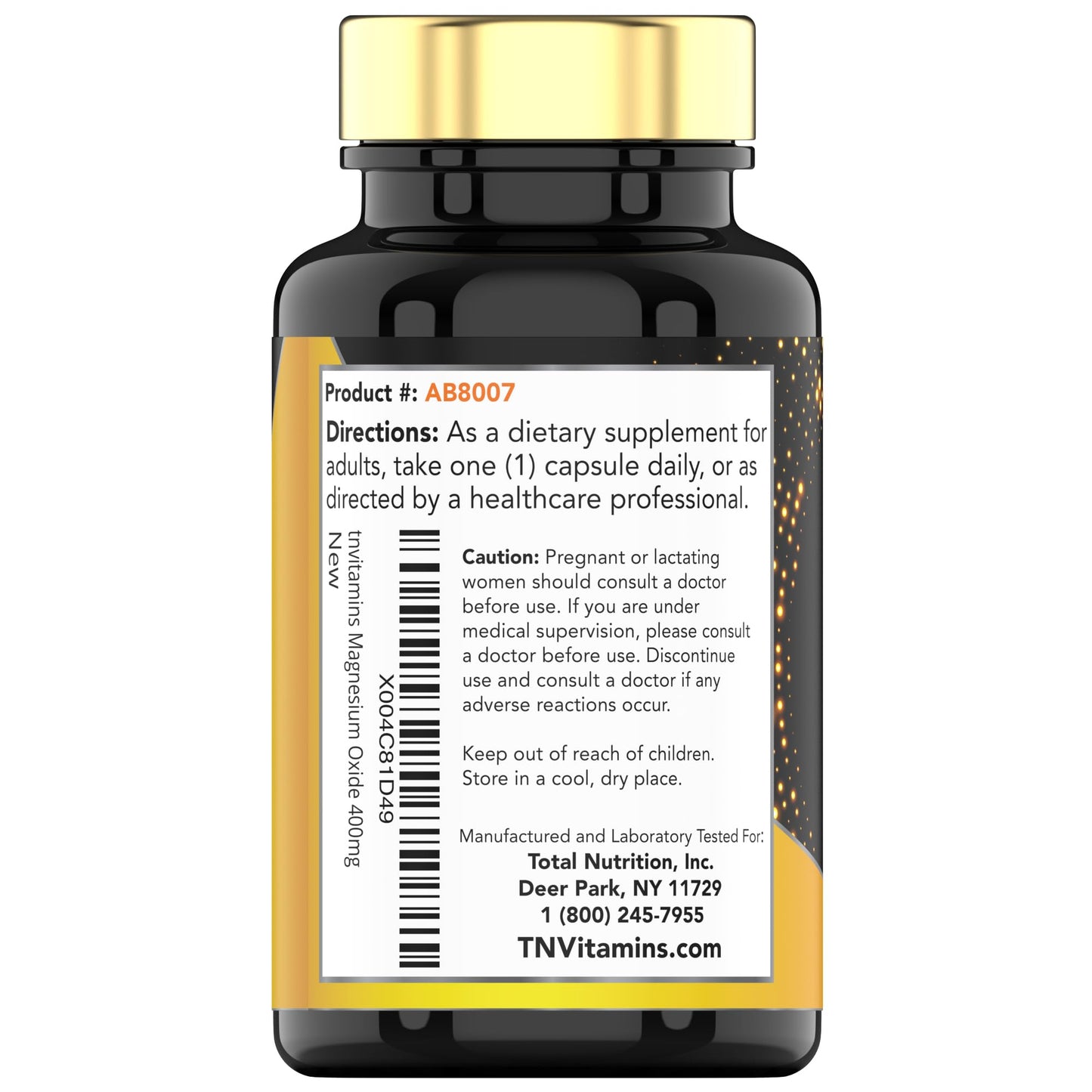 tnvitamins Magnesium Oxide 420mg Capsule, 120 Capsules