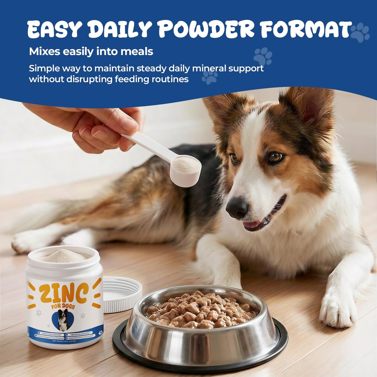 BrightBarki Zinc Supplement for Dogs Powder 1