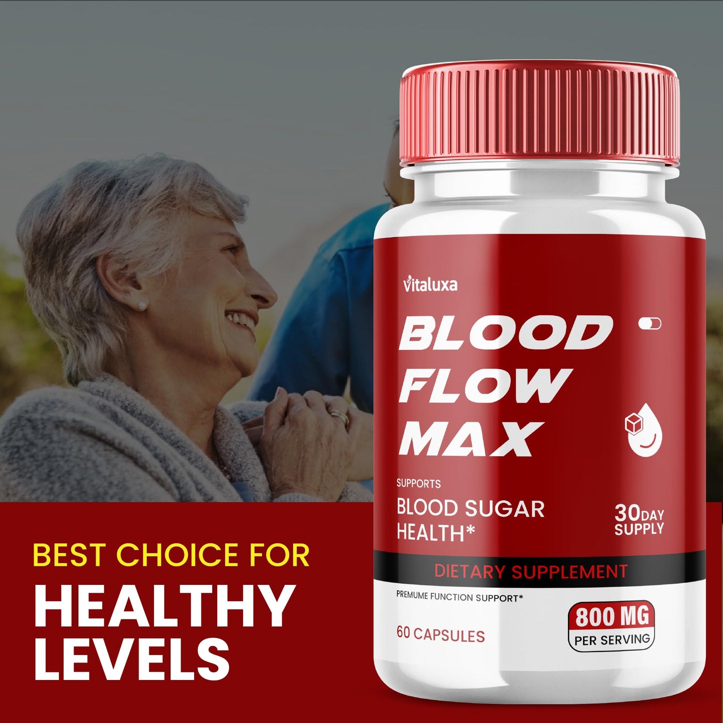 Vitaluxa Blood Flow Max Capsules, 60 Capsules