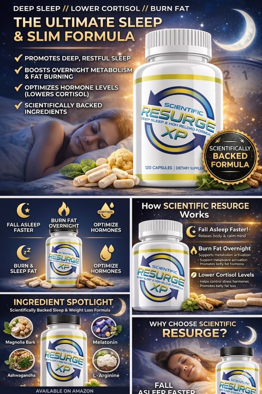 Alpha Pure Scientific Resurge Deep Sleep Support Supplement Capsule 120 Count