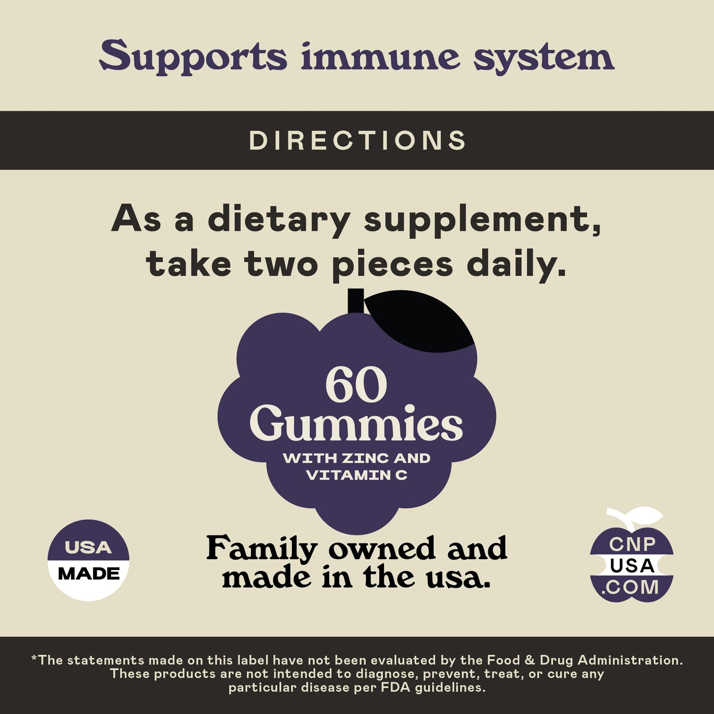 Complete Natural Products Elderberry Gummies Gummy 60 Count