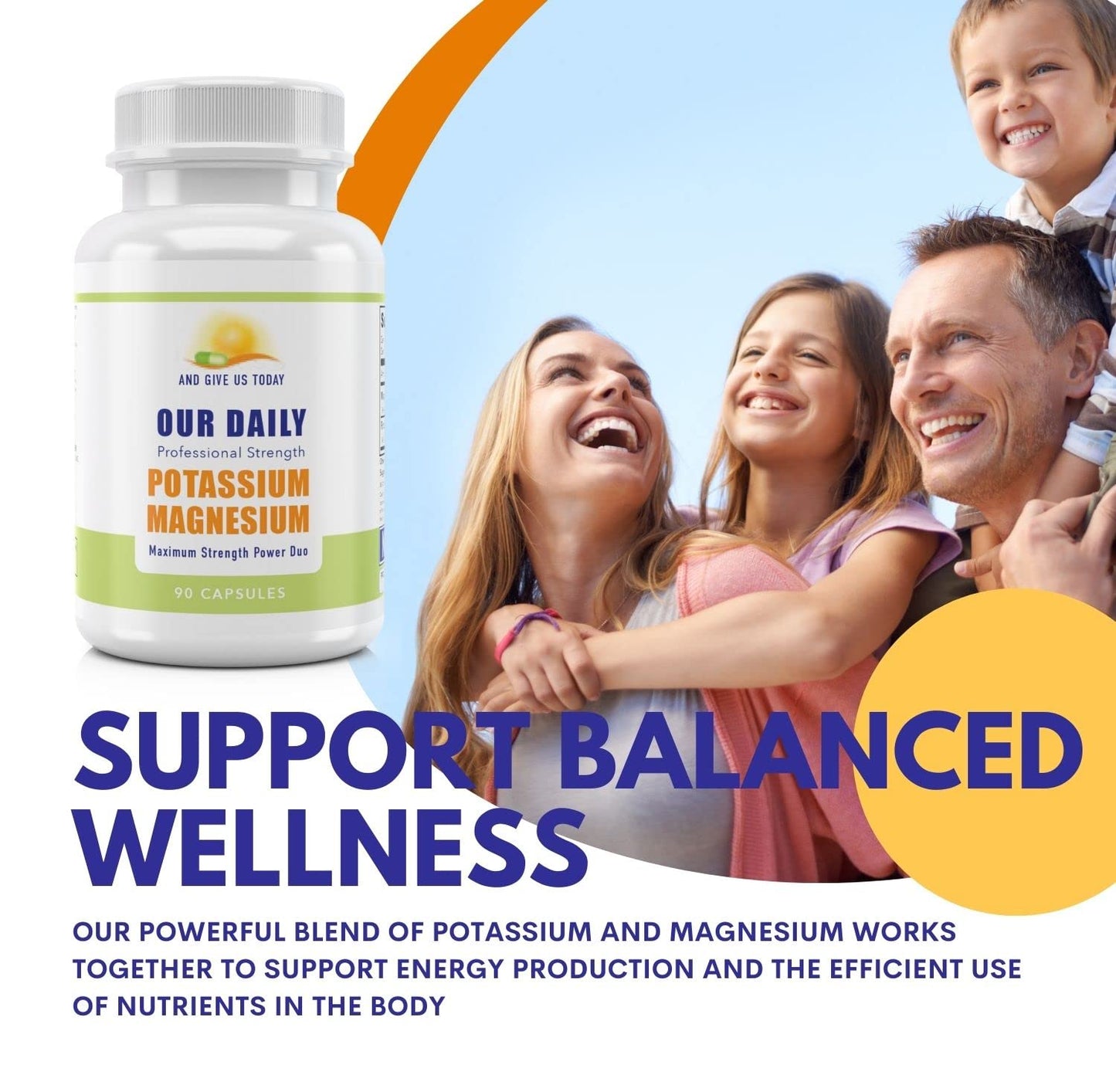 AND GIVE US TODAY OUR DAILY Our Daily Vites Magnesium Potassium Complex Capsules, 90 Count