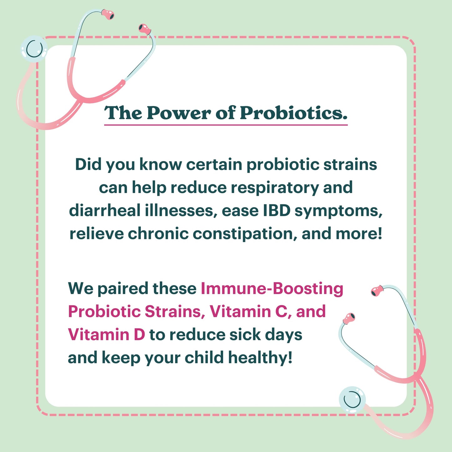MamaDoc Rx Certified Organic Kids & Teens Probiotic Immune Defense Chewable Tablets 30