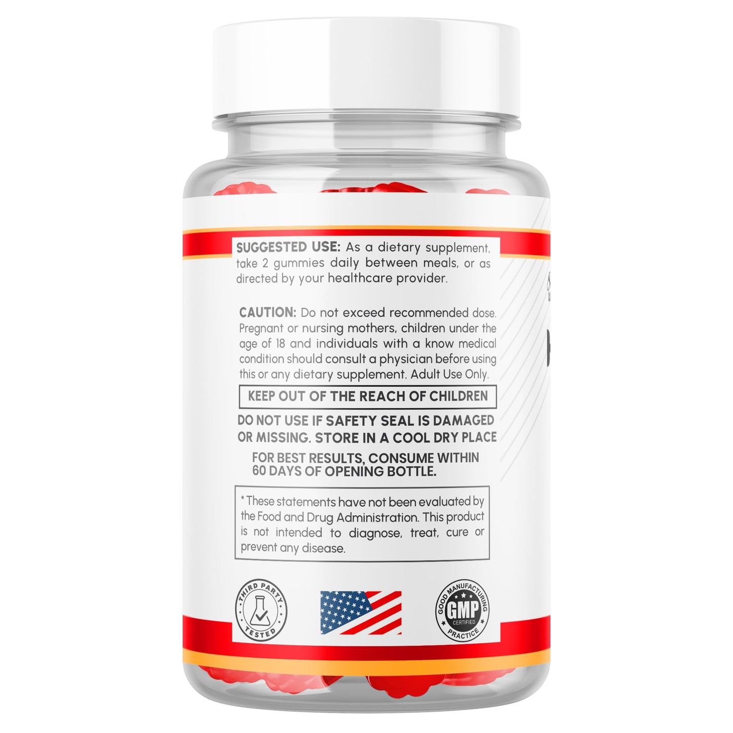 MJO Sweet Restore Keto Gummies, 60 Gummies