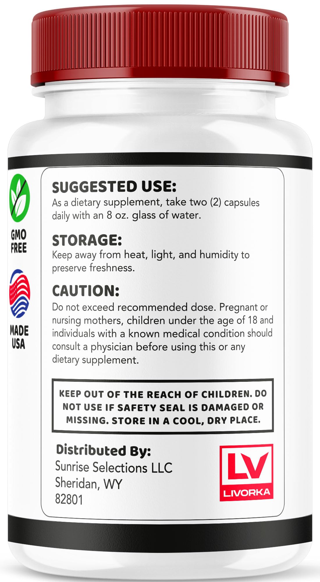 LIVORKA Easy Flow Glycogen Support, 300 Capsules