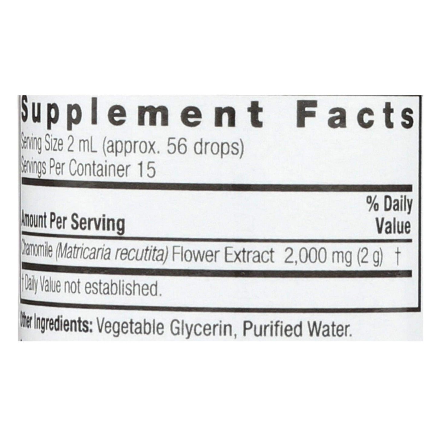 Nature's Answer Chamomile Flower Tablets 1 Count