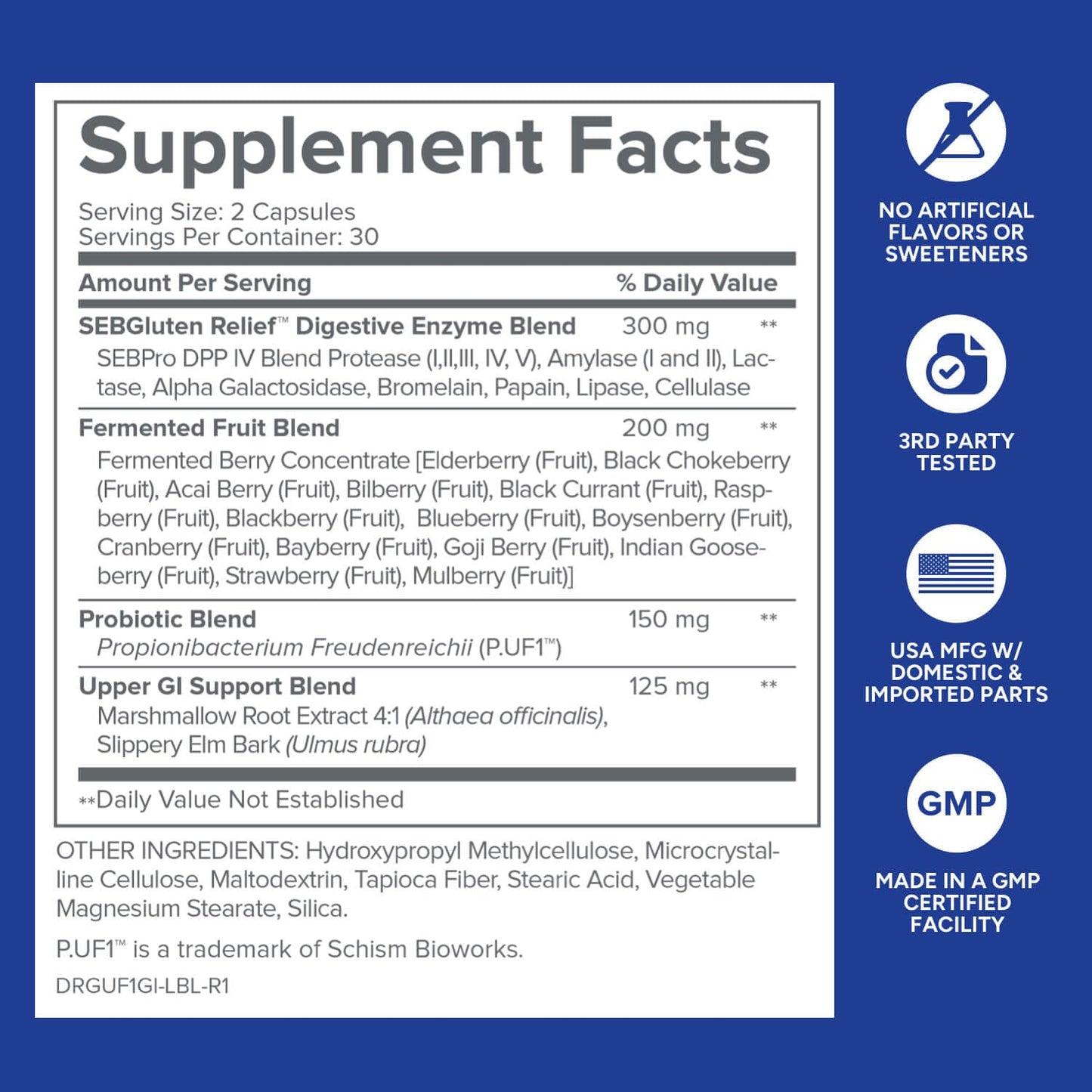 Gundry MD GI Advantage Gut Supplement Capsules, 60 Count