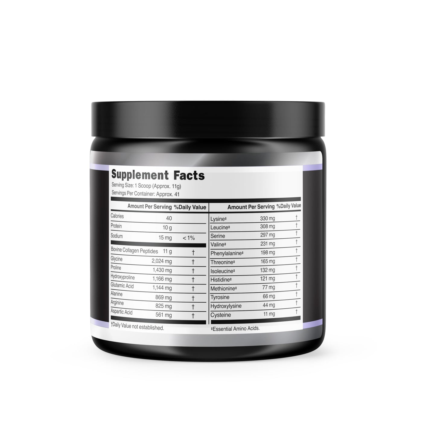 JS Just Supplements Hydrolyzed Bovine Collagen Peptides Types I & III Powder, 16