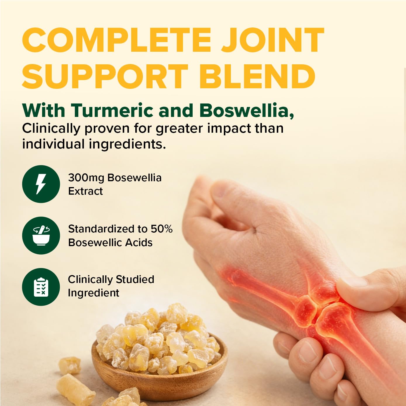 VAHDAM Turmeric Curcumin Supplement 2000mg (500mg Curcuminoids) with Boswellia & Piperine for Fast Absorption, 90 Capsules