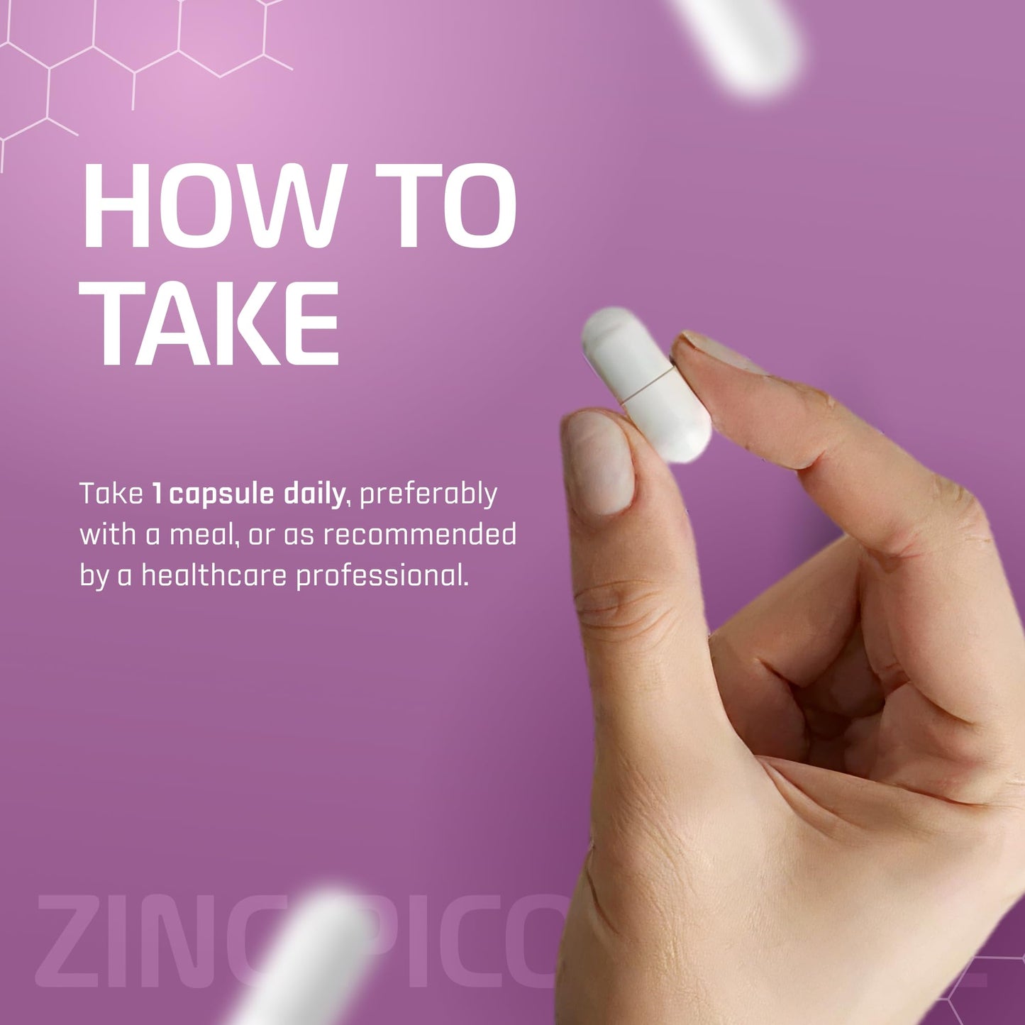 Fuelup Zinc Picolinate 50 mg Capsules, 120 Count