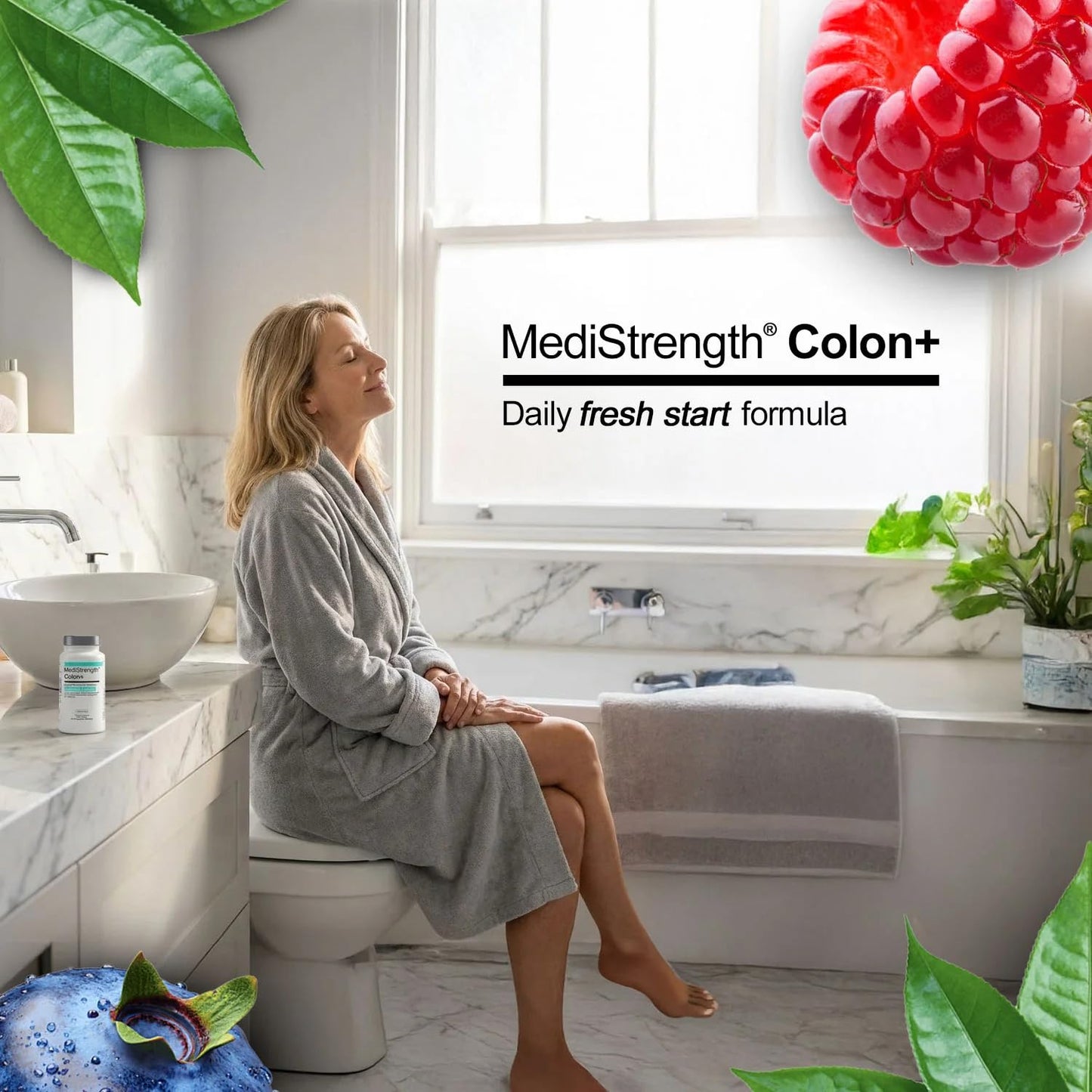 MediStrength Colon+ Cleanse & Support, Pre + Probiotics 28 Capsules