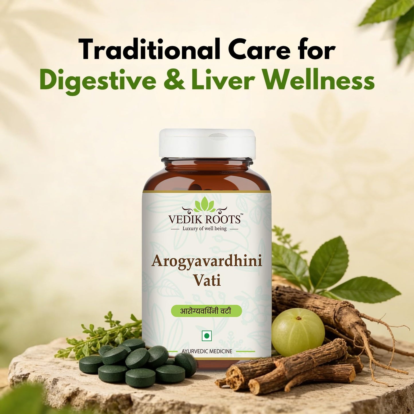 VEDIKROOTS Arogyavardhini Vati Capsules 1 Capsule