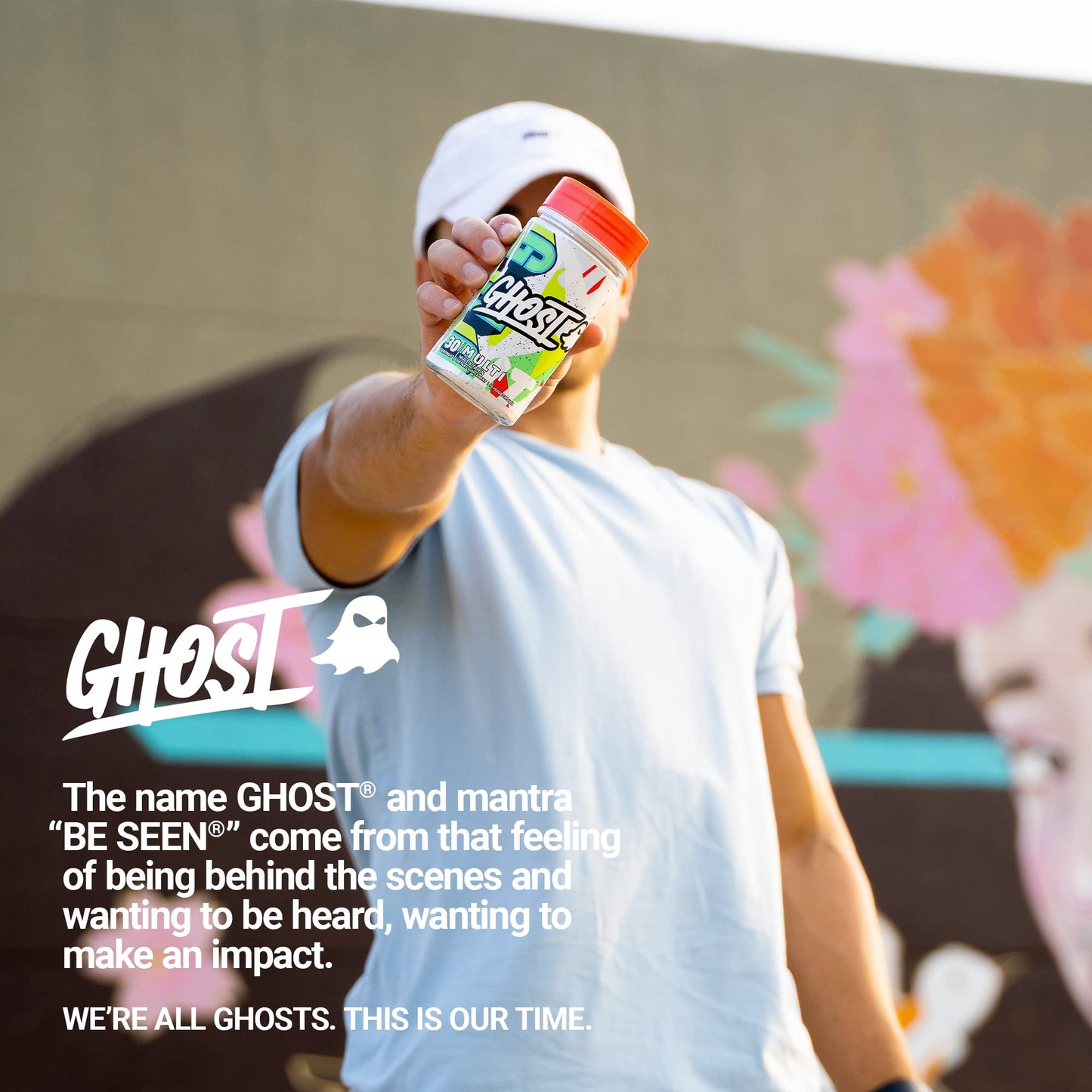 GHOST Multi Multivitamin for Men & Women Powder 15 Count
