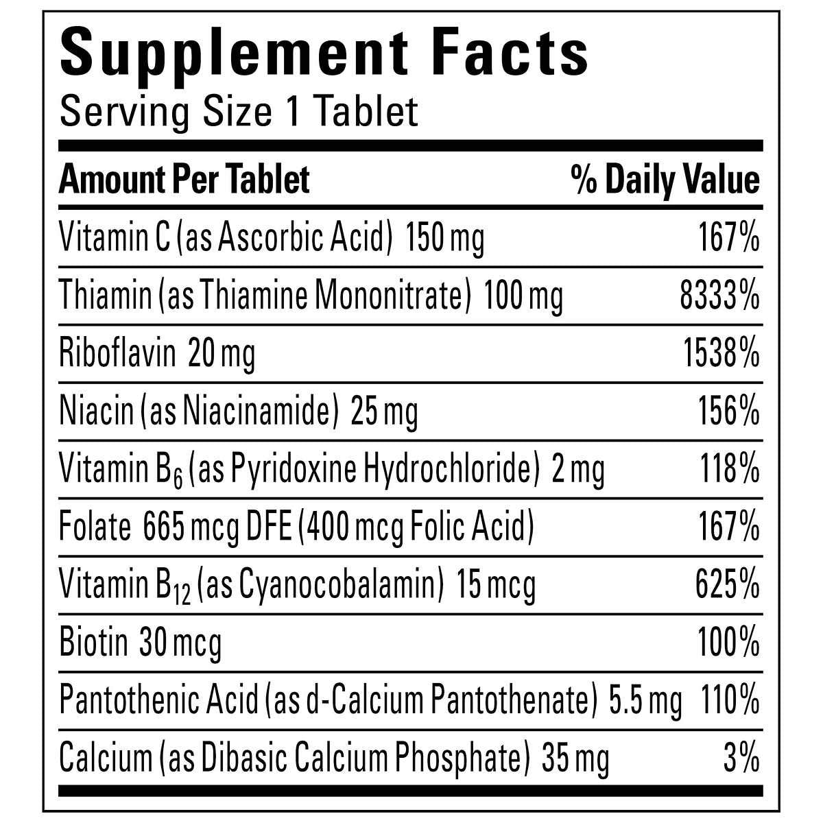 Nature Made Super B-Complex Tablets 460