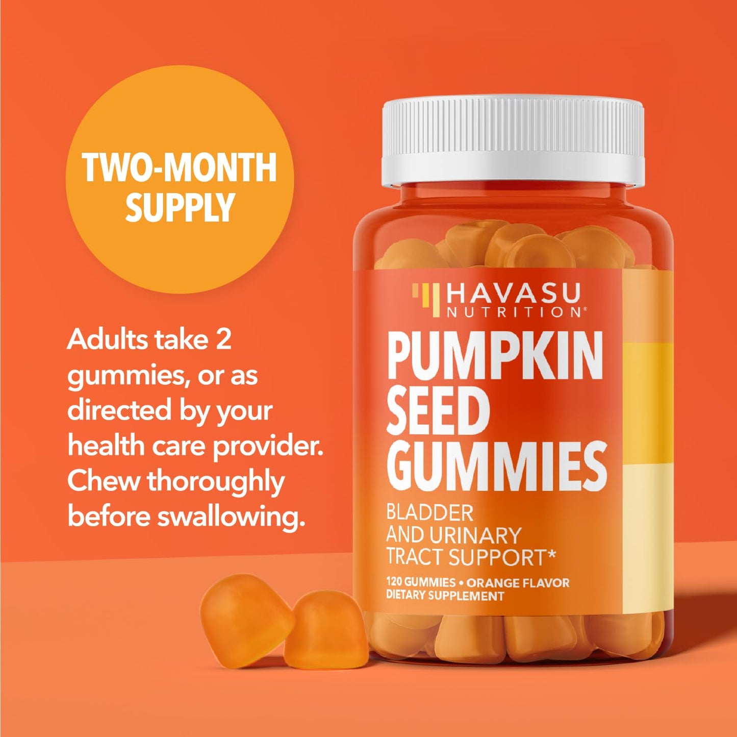 HAVASU NUTRITION Pumpkin Seed Oil Gummies 120 Gummies