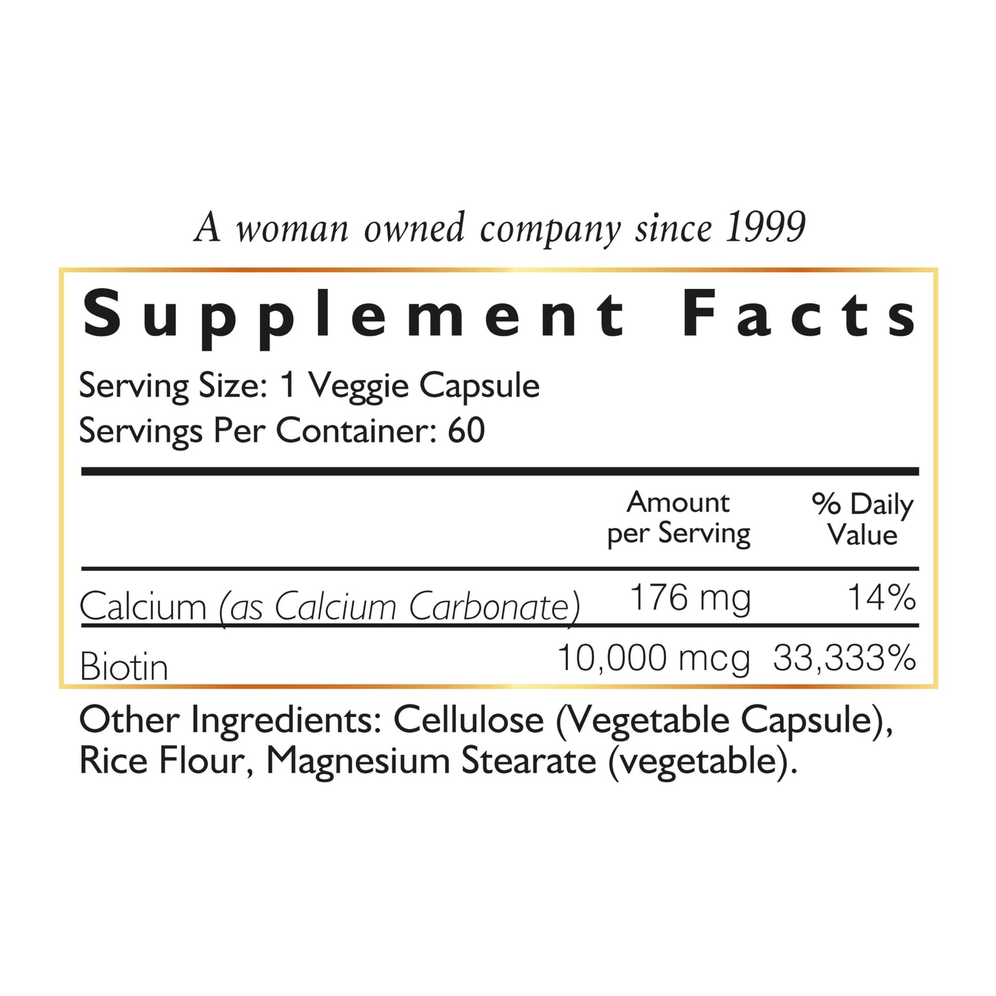 Cocó March N.M.D Molecular Biotin Capsule, 10,000 mcg, 60 Servings, 1 Count