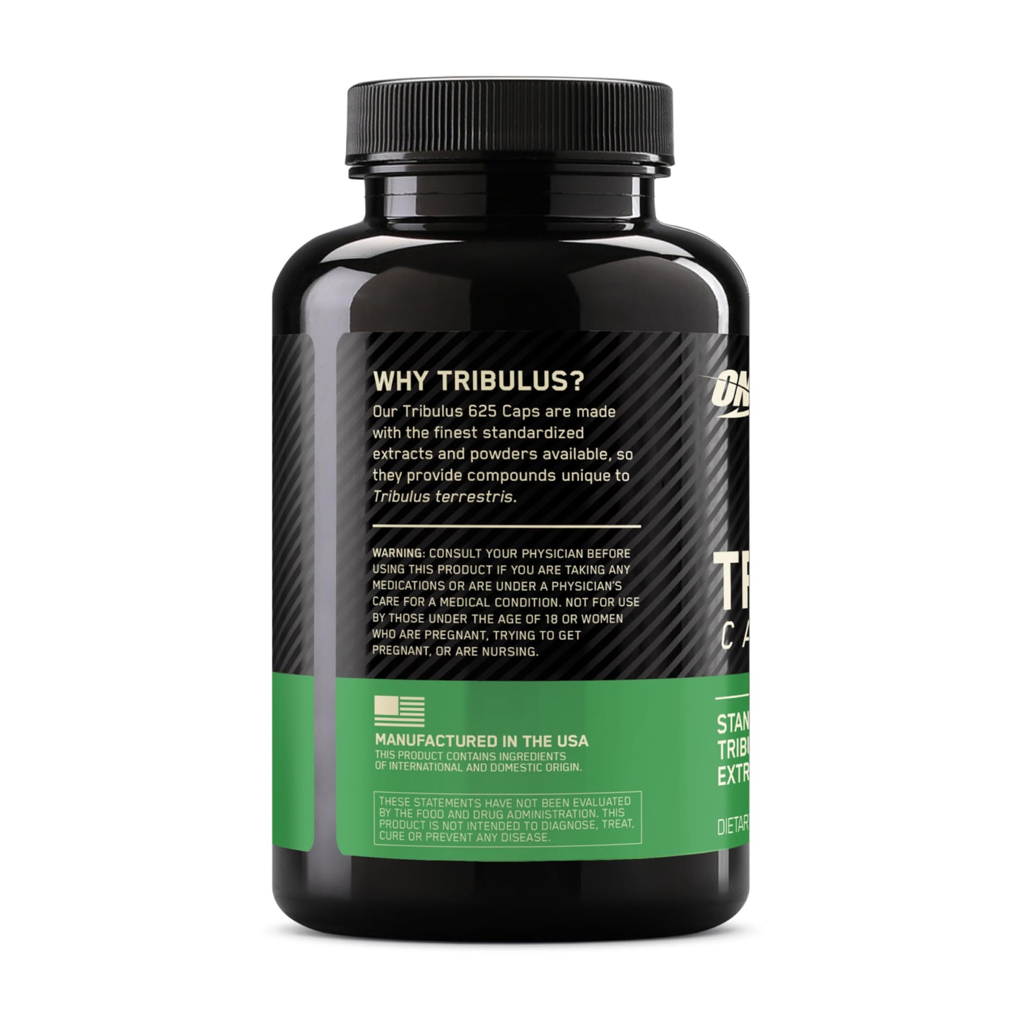Optimum Nutrition Tribulus Terrestris 625mg Capsules, 100 Count