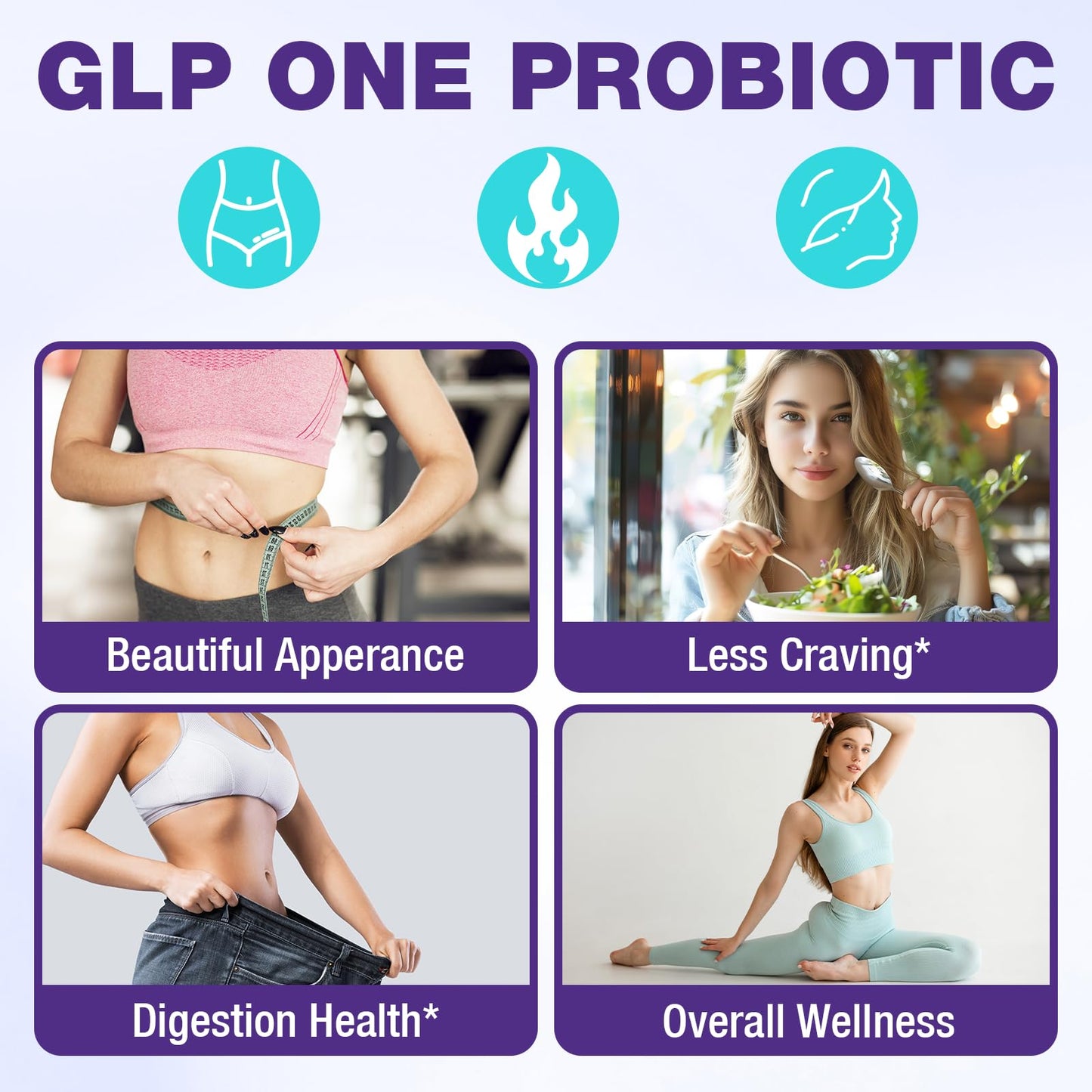 Jorrwatee GLP ONE Probiotic Capsules, 120 Count