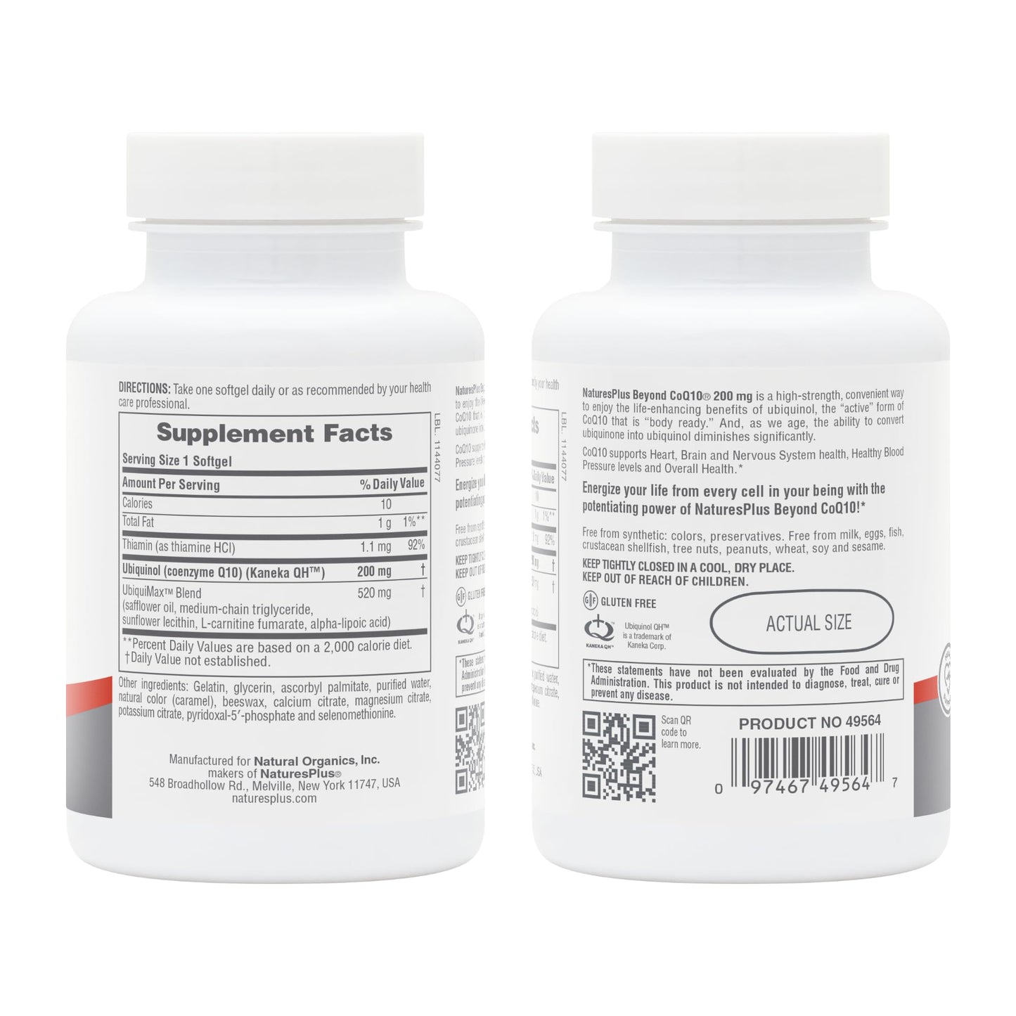 NaturesPlus Beyond CoQ10 200 mg Softgels 30