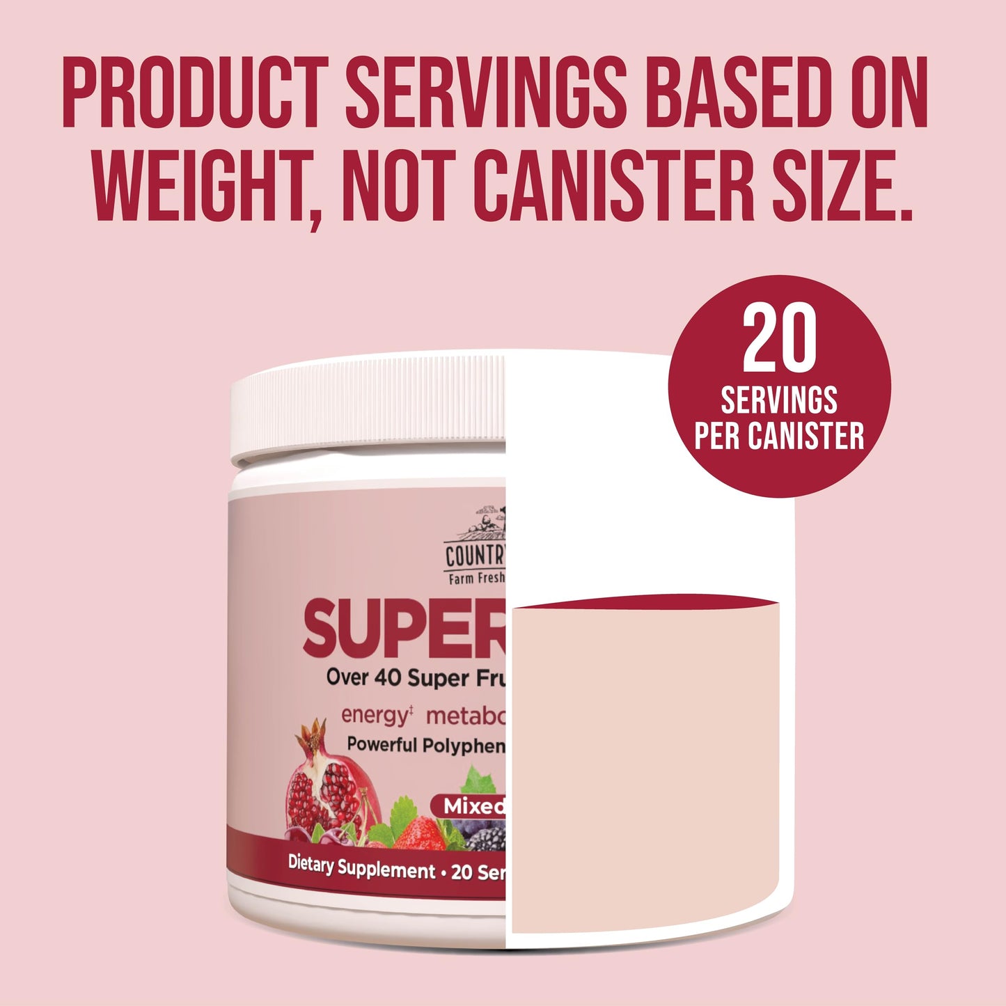 Country Farms Super Reds Powder 14.2 oz