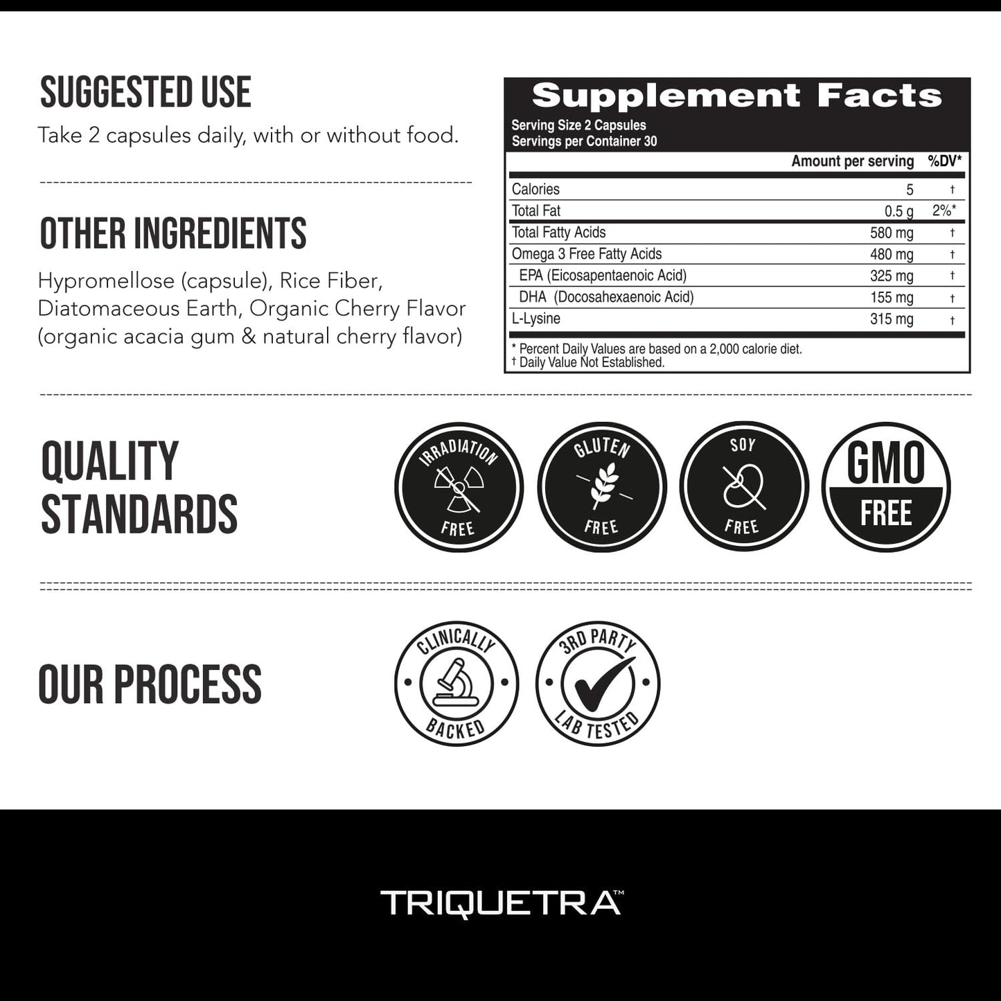 Triquetra Health SoActive Omega 3 EPA & DHA 60 Capsules
