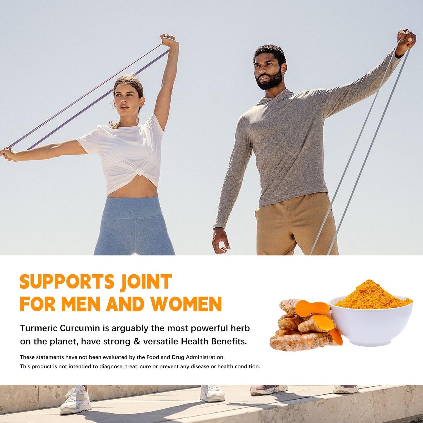 YMINGKJ Turmeric Curcumin Supplement with Black Pepper & Bioactive Botanicals (Turmeric, Ginger, Berberine, Ceylon Cinnamon) – Premium Daily Wellness Support Capsules 180