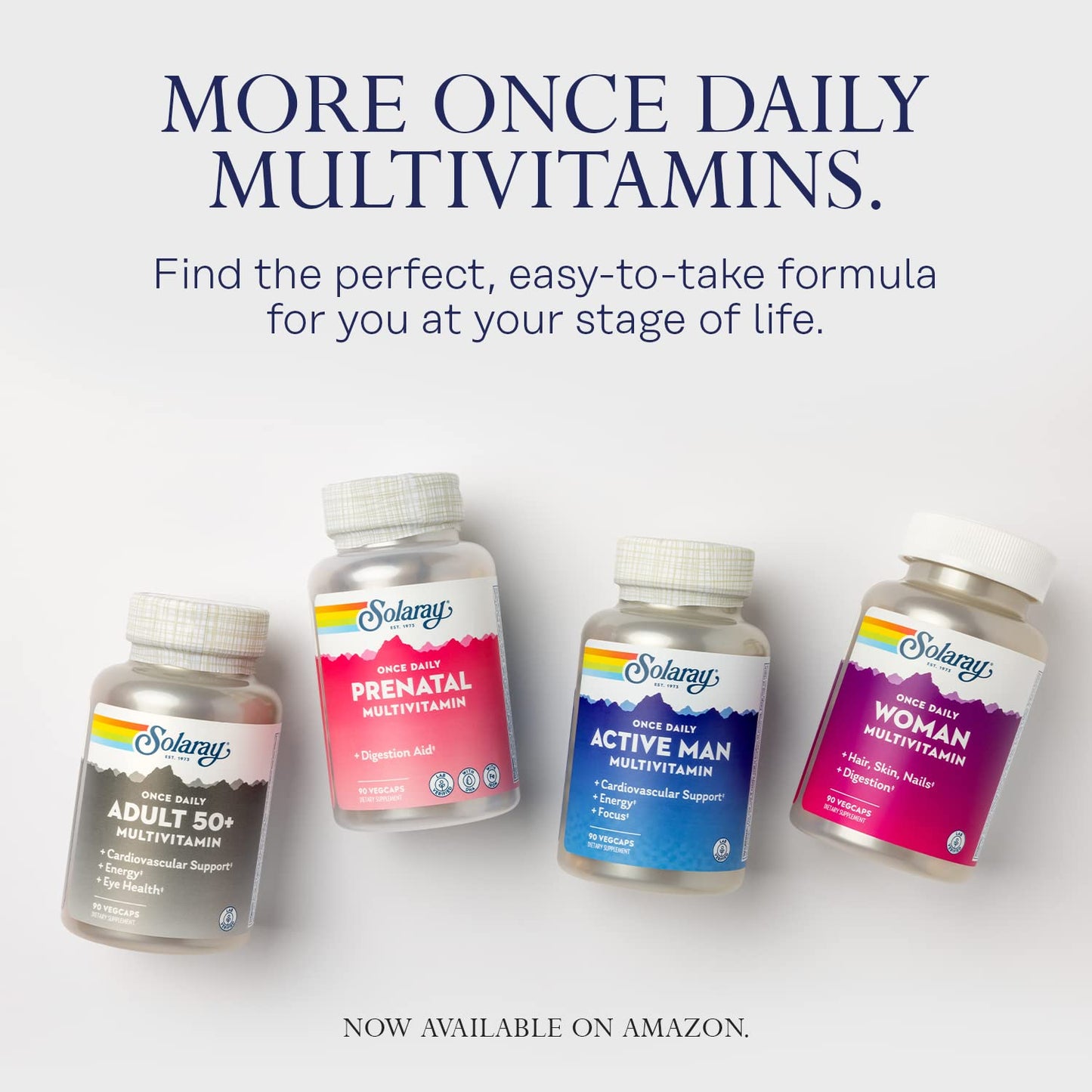SOLARAY Once Daily Active Man Multivitamin Capsule 90 Count