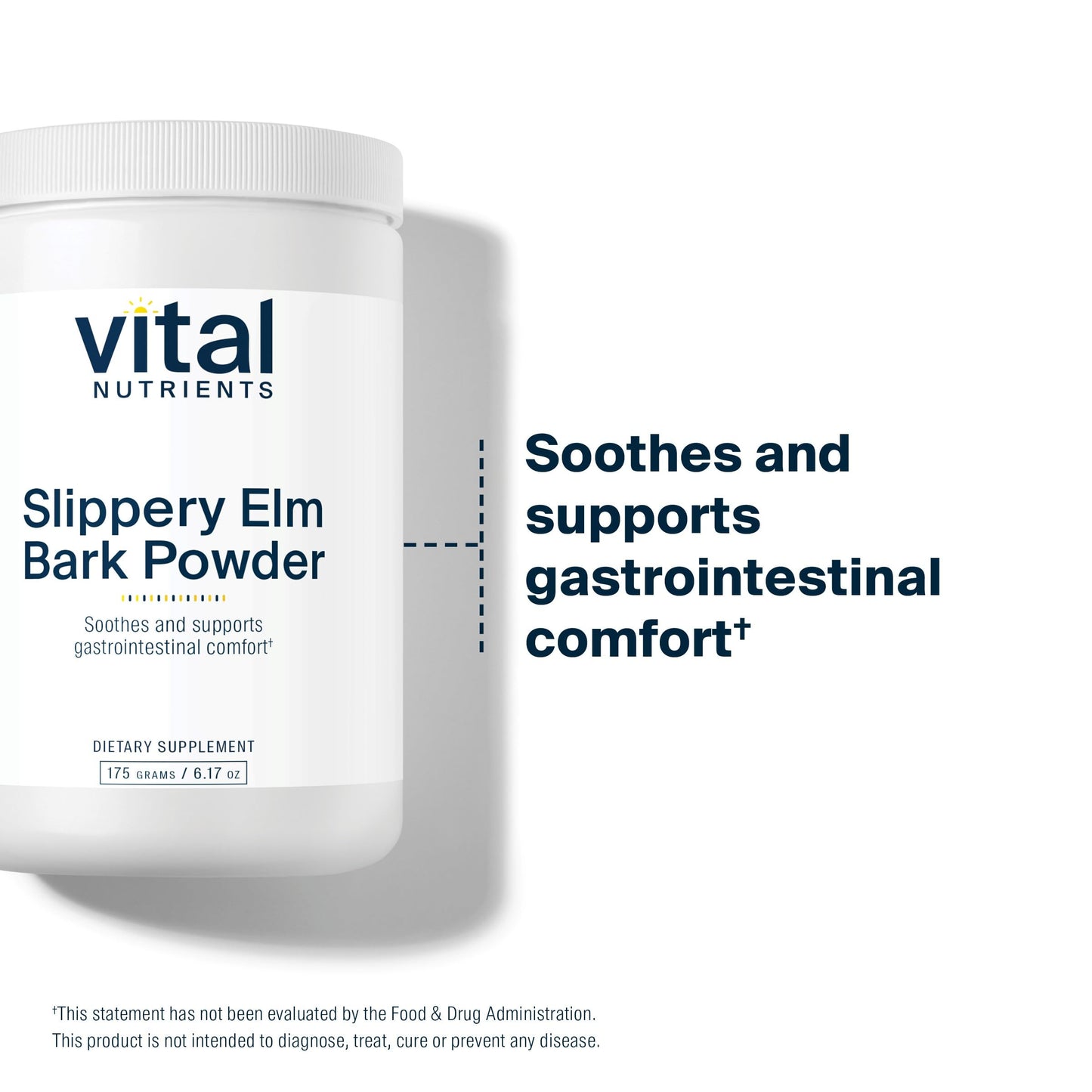 Vital Nutrients Slippery Elm Bark Powder 6.13 Ounce