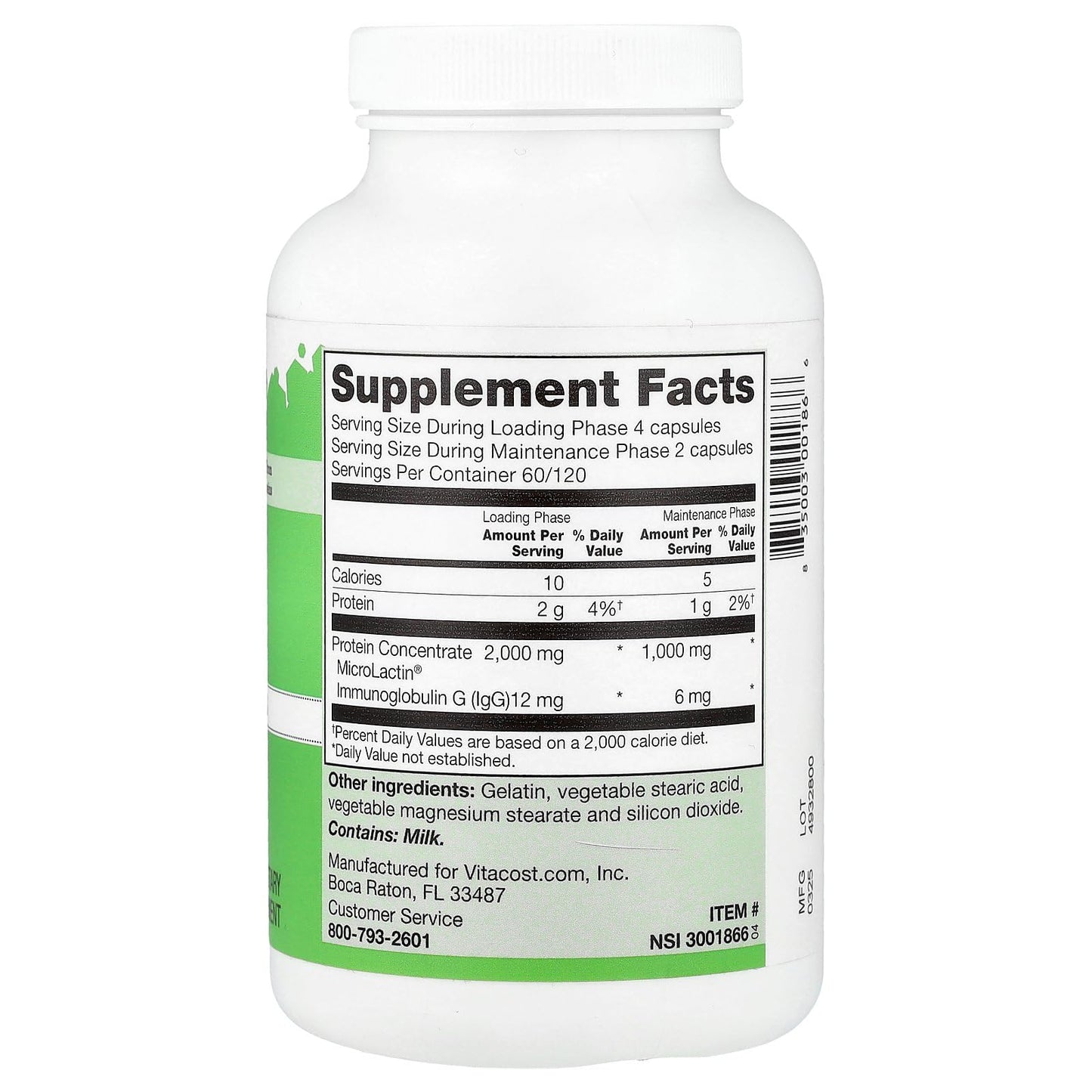 Vitacost MicroLactin 1 Capsule