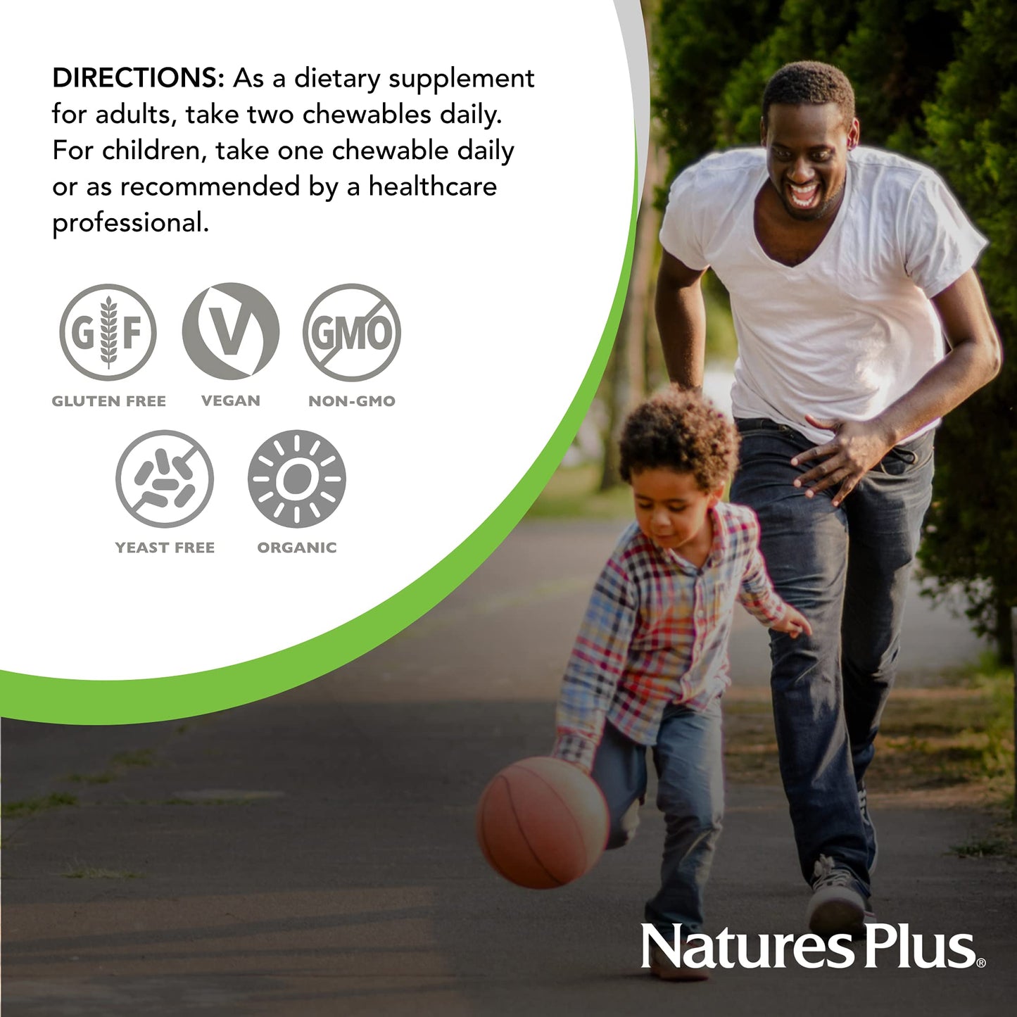 Nature's Plus Source of Life Garden Family Multivitamin Chewables 60 Count